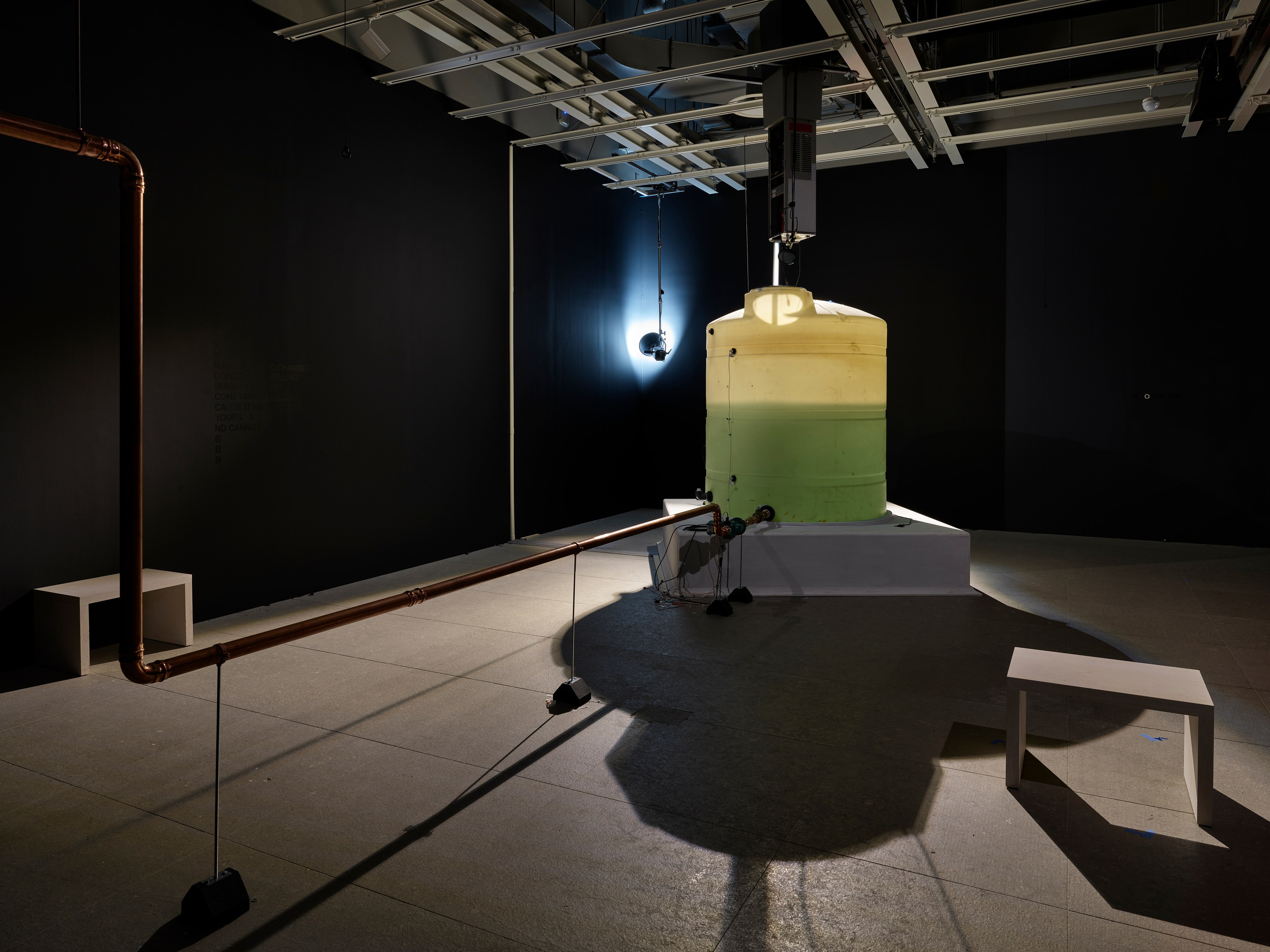 Pope.L, Between A Figure and A Letter at Schinkel Pavillon, photo 8