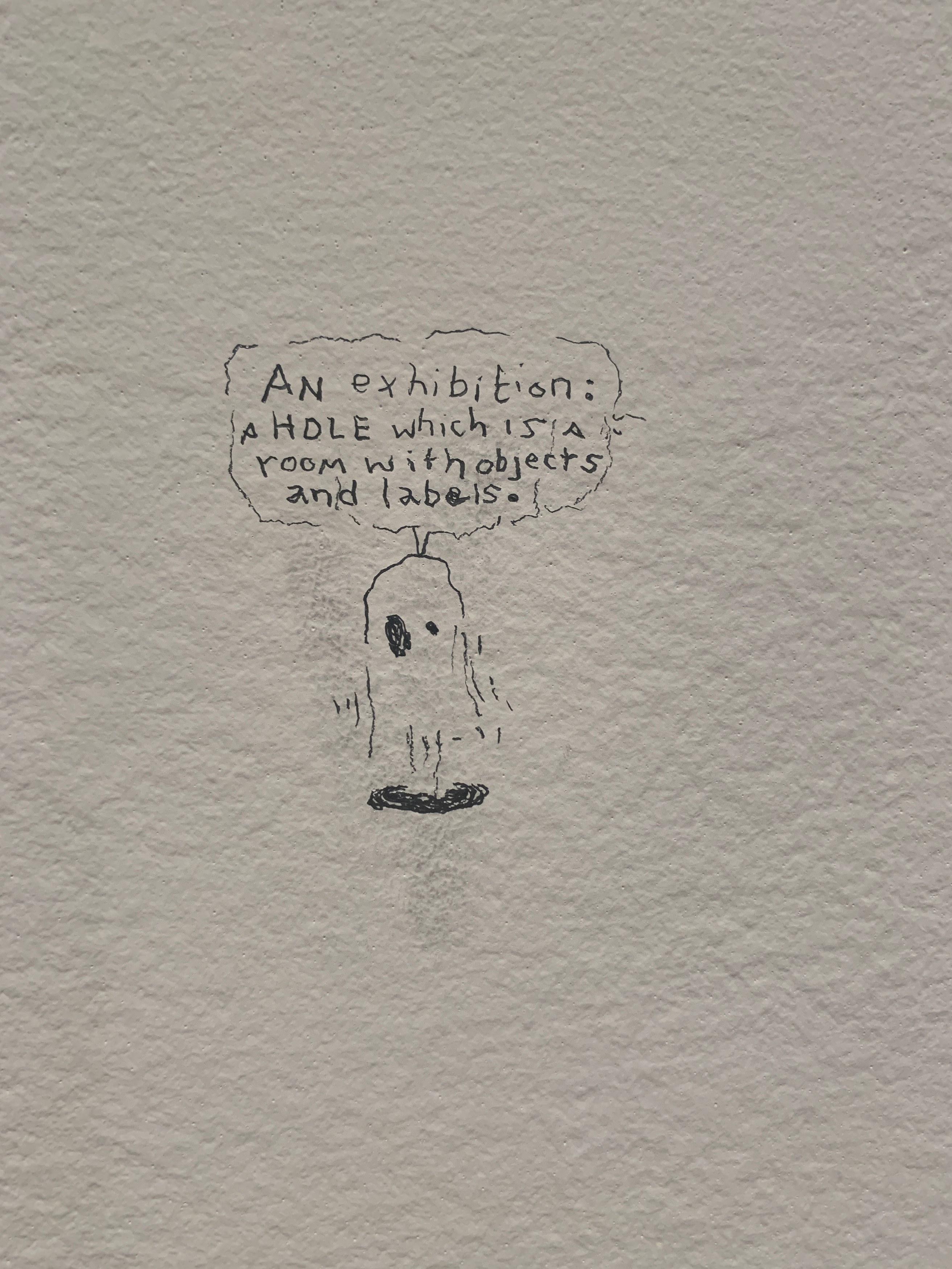 Pope.L, Between A Figure and A Letter at Schinkel Pavillon, photo 6