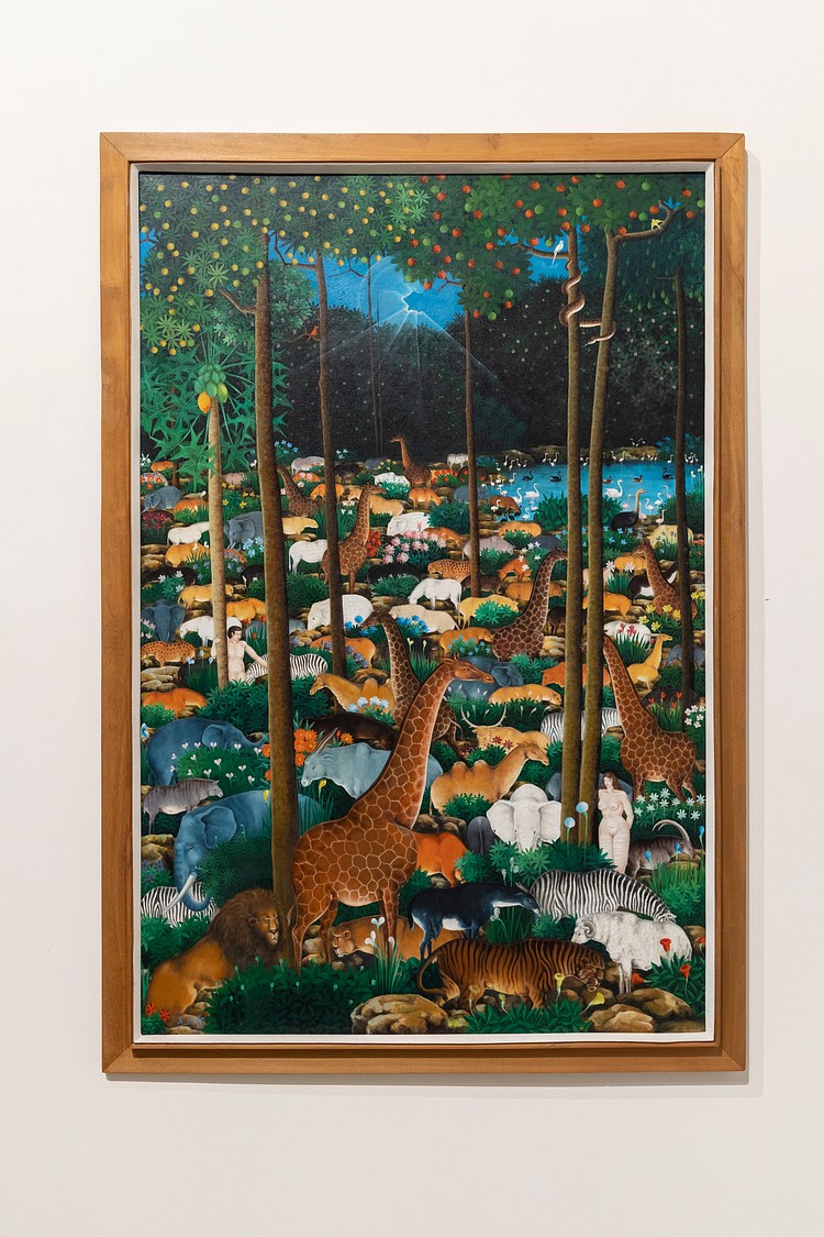 Célestin Faustin at The Arsenale at the Venice Biennale Contemporary