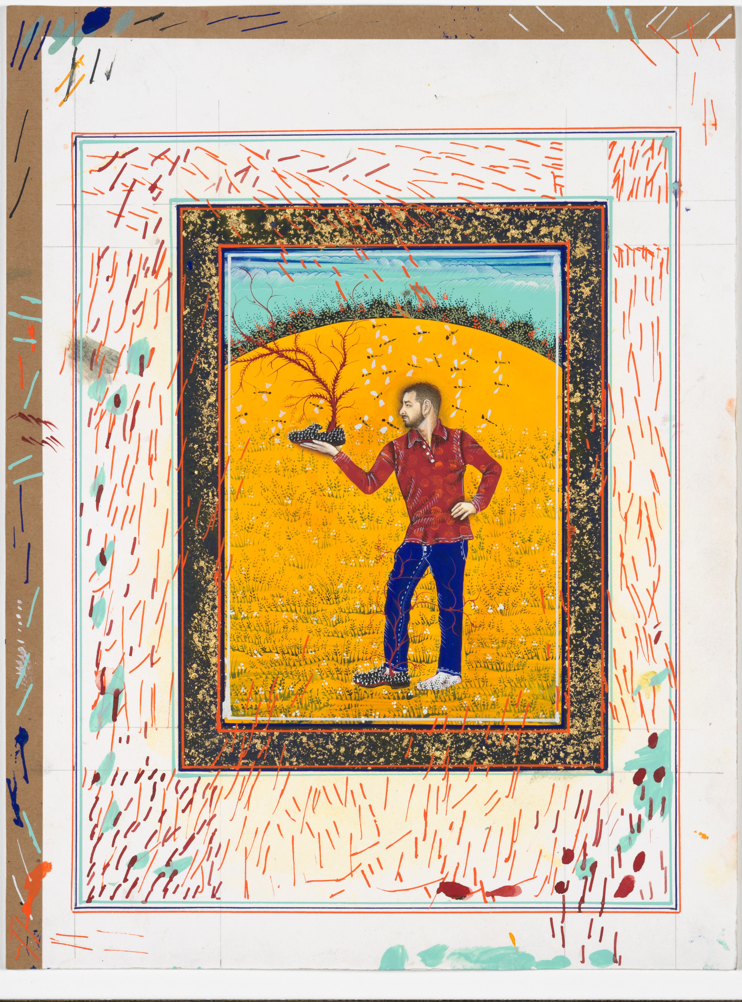 Imran Qureshi, Tomoaki Suzuki, Untitled at Corvi-Mora, photo 9