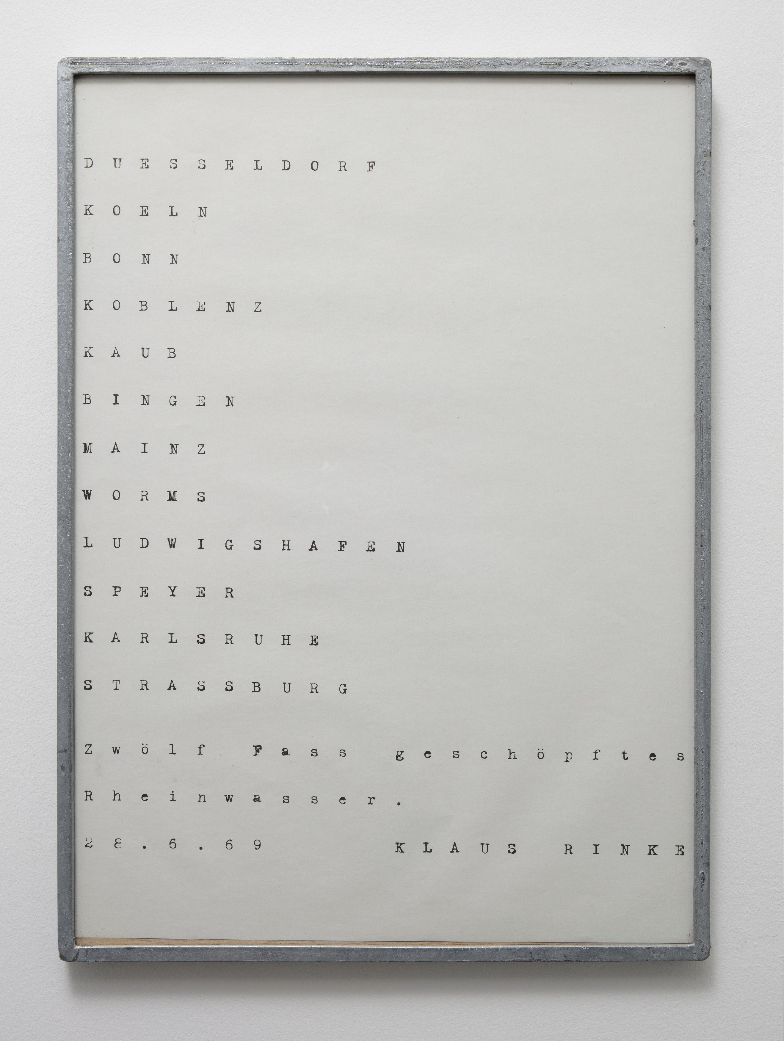 Klaus Rinke, Wasserwerk Rinke at Sammlung Haubrok and Paris Bar, Berlin, photo 41