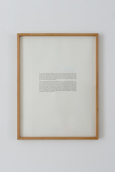 Johannes Wald, démouler la grâce at Okey Dokey Konrad Fischer, photo 6