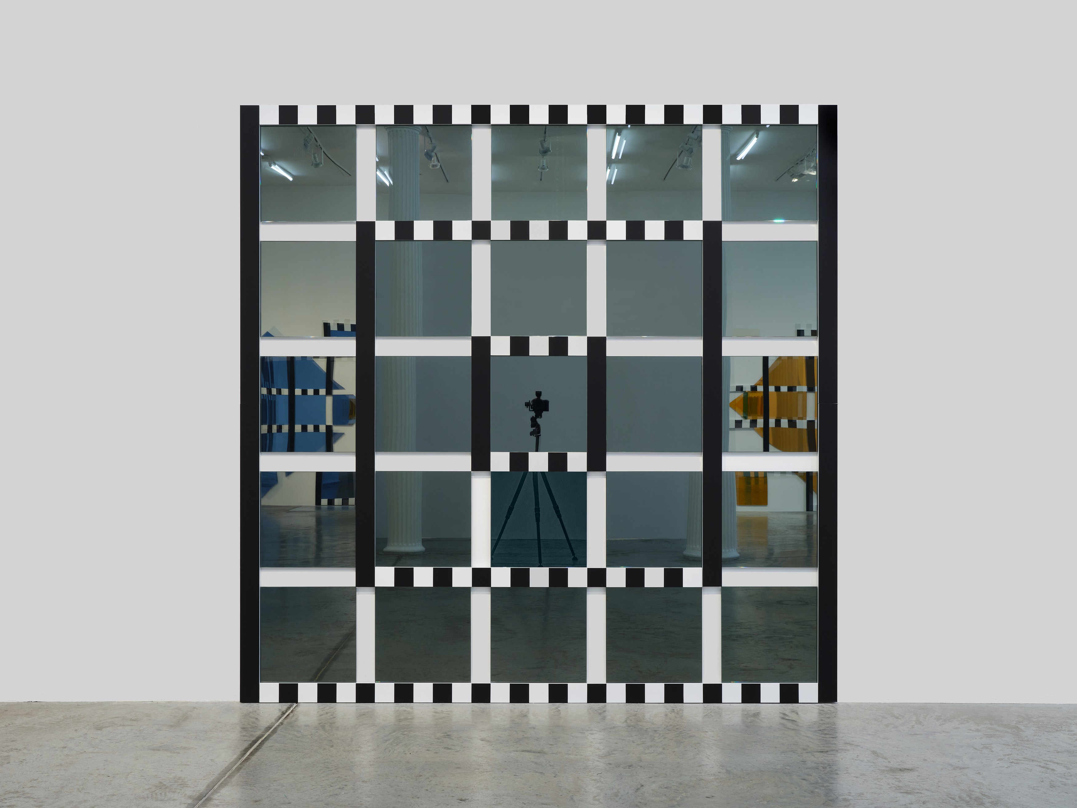 Daniel Buren, The Colored Mirrors, Situated Works, Low Reliefs at Bortolami, photo 17