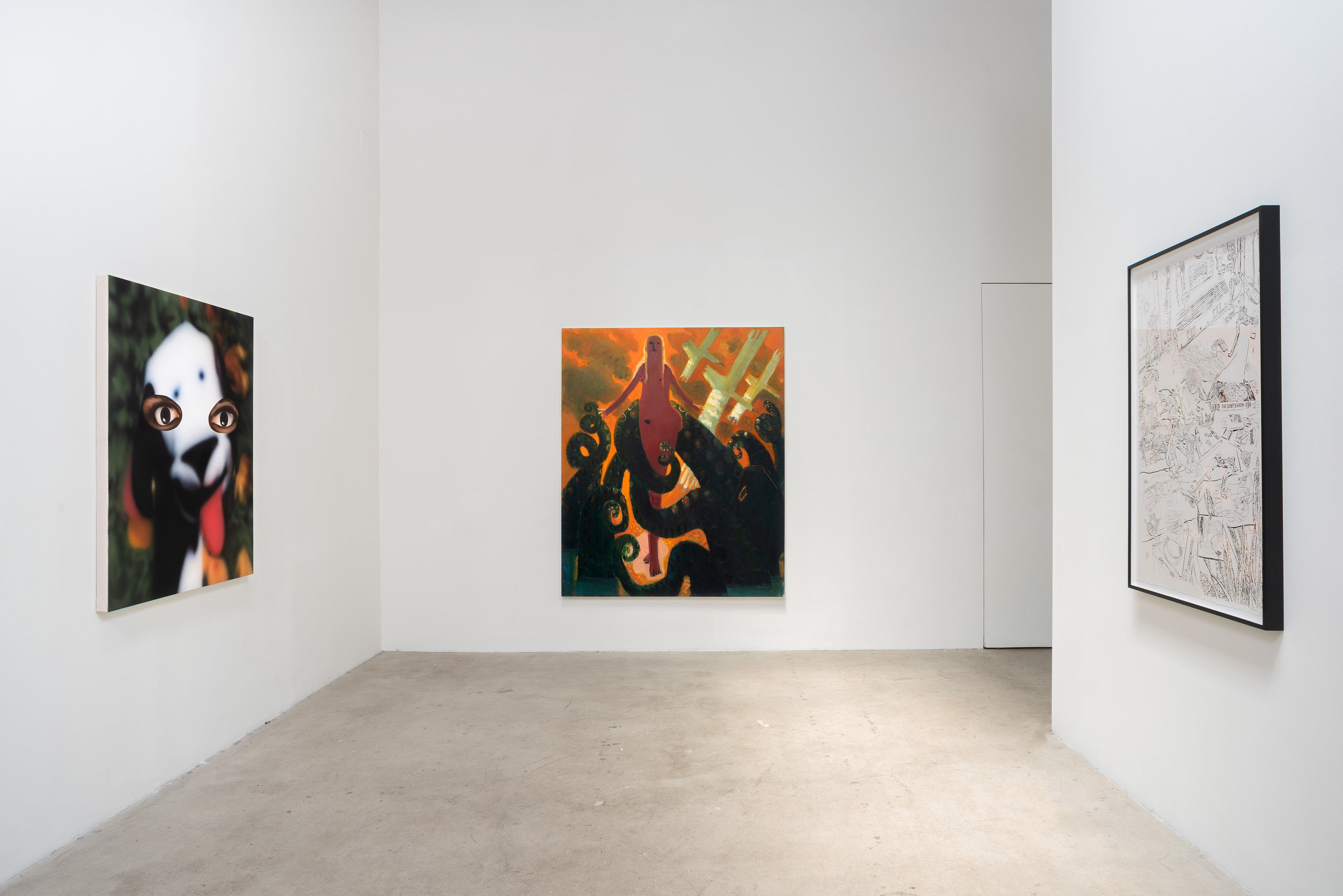 Trenton Doyle Hancock, Aaron Jupin, Mernet Larsen, The Talking Stone at Moskowitz Bayse, photo 4