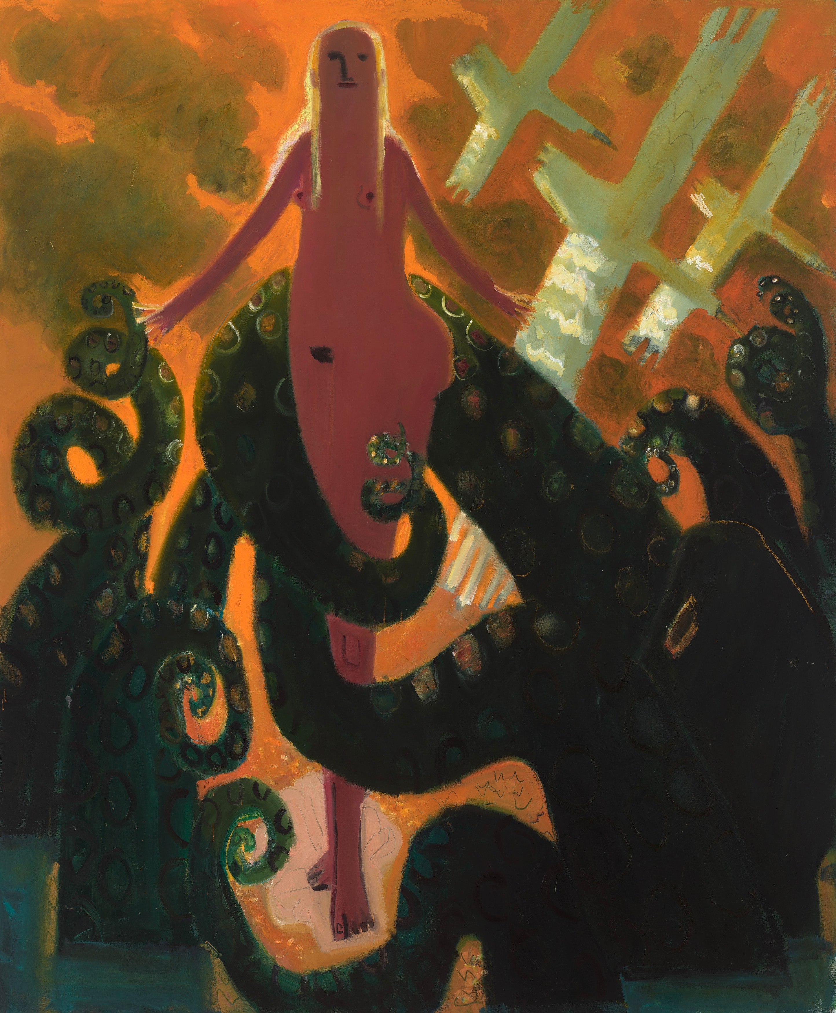 Trenton Doyle Hancock, Aaron Jupin, Mernet Larsen, The Talking Stone at Moskowitz Bayse, photo 19