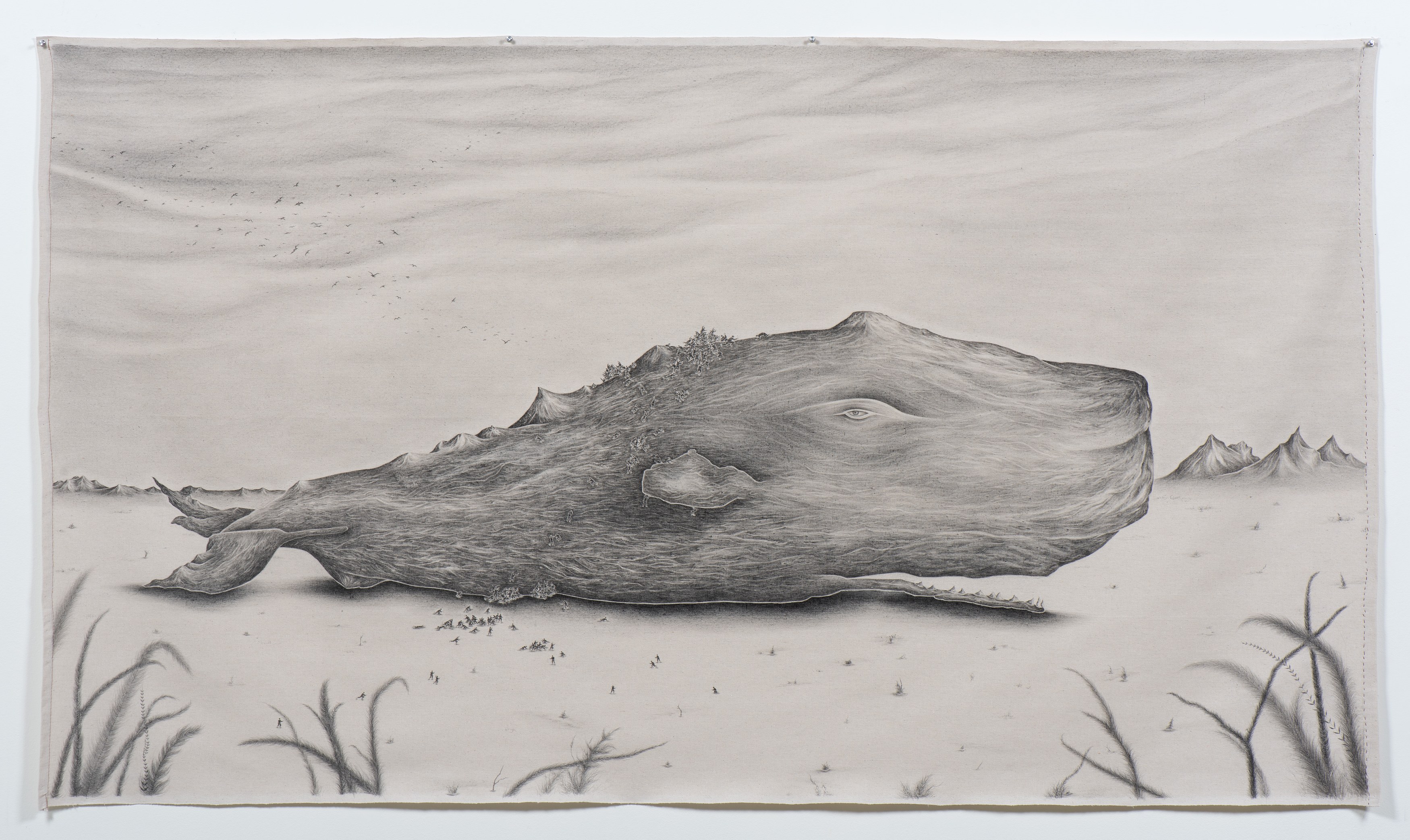 Trenton Doyle Hancock, Aaron Jupin, Mernet Larsen, The Talking Stone at Moskowitz Bayse, photo 23
