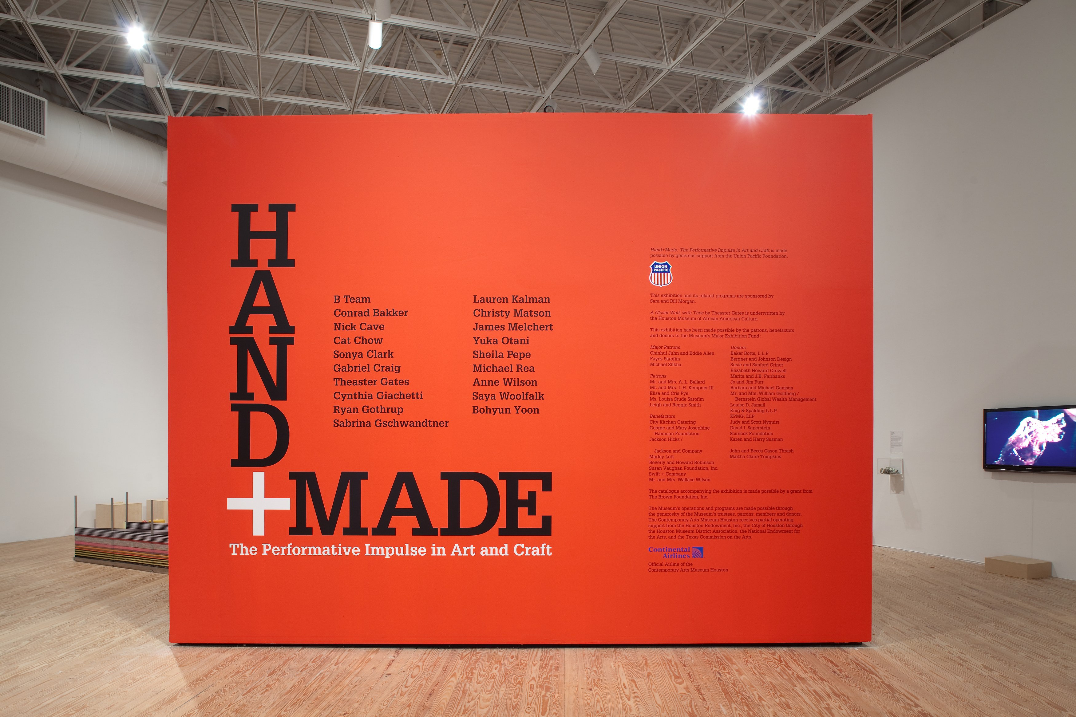 Hand+Made: The Performative Impulse in Art and Craft at Contemporary Arts  Museum Houston