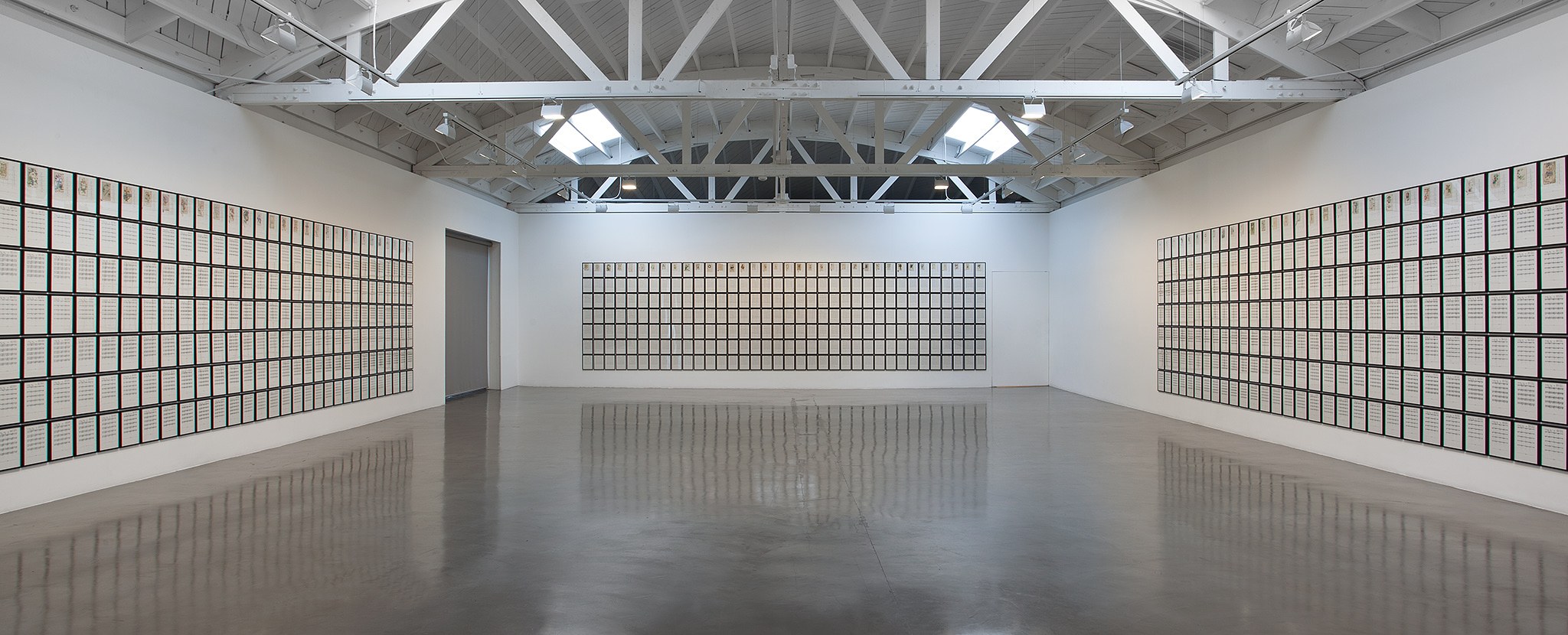 Hanne Darboven, Wunschkonzert at Regen Projects, photo 2