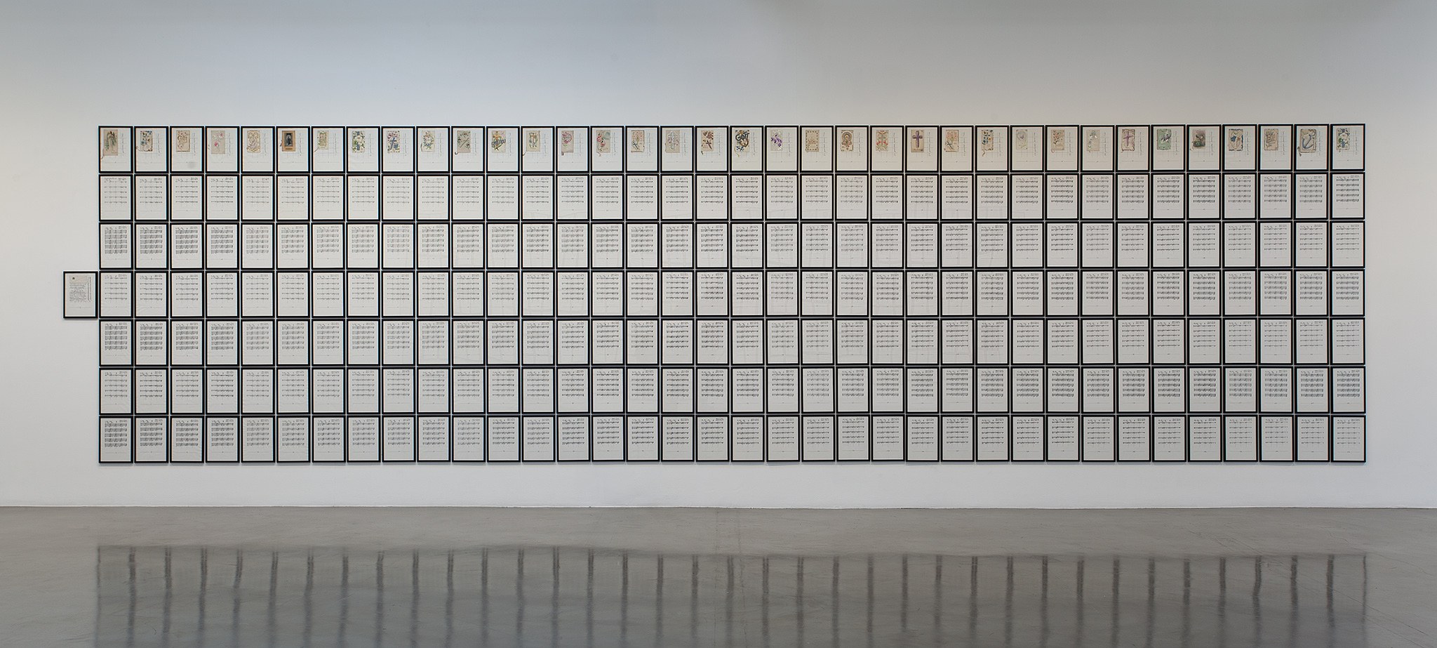 Hanne Darboven, Wunschkonzert at Regen Projects, photo 3