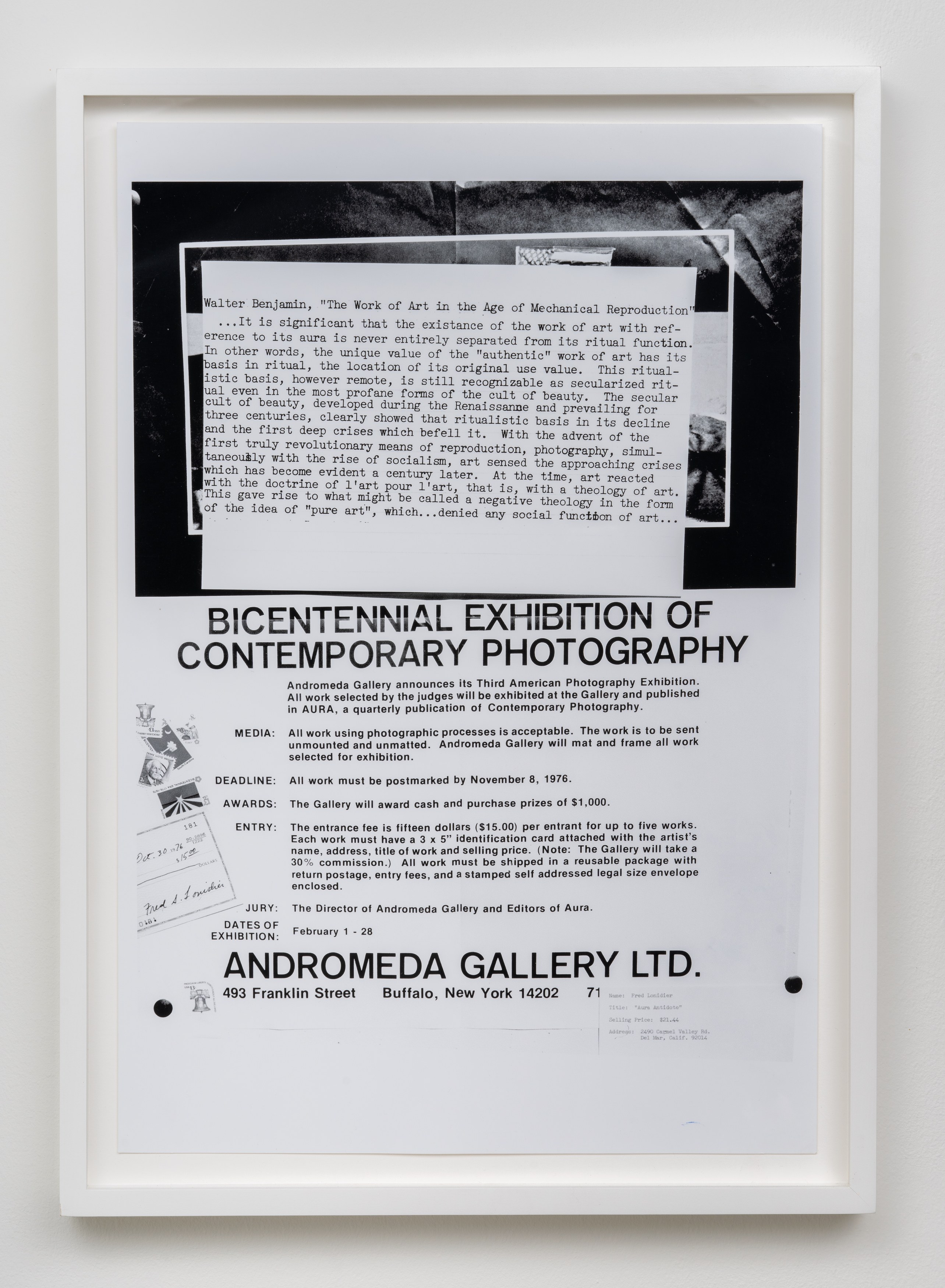 Fred Lonidier, Untitled at Michael Benevento Gallery, photo 33