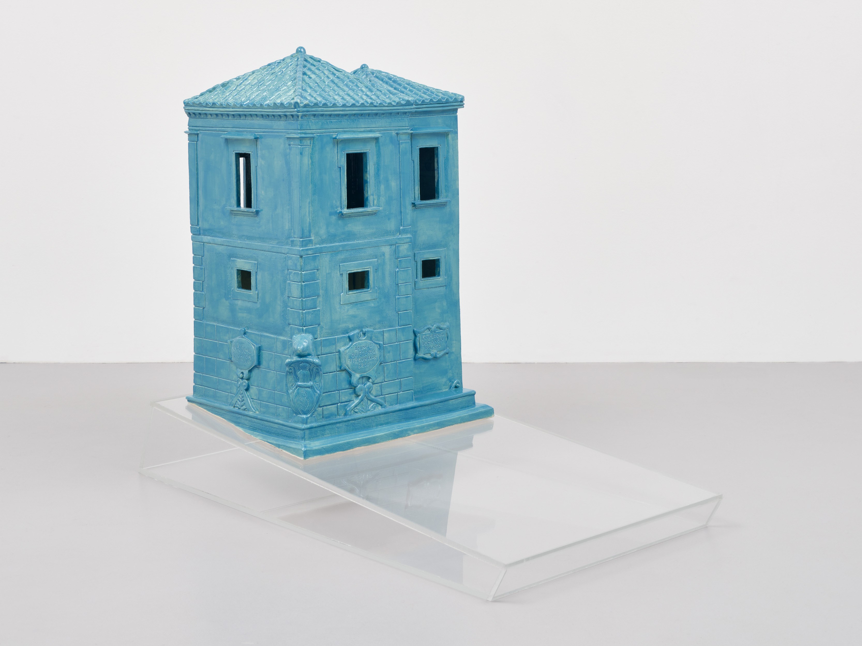 Michael Craig-Martin, Lena Henke, Apple Red Cranberry House at Bortolami, photo 7