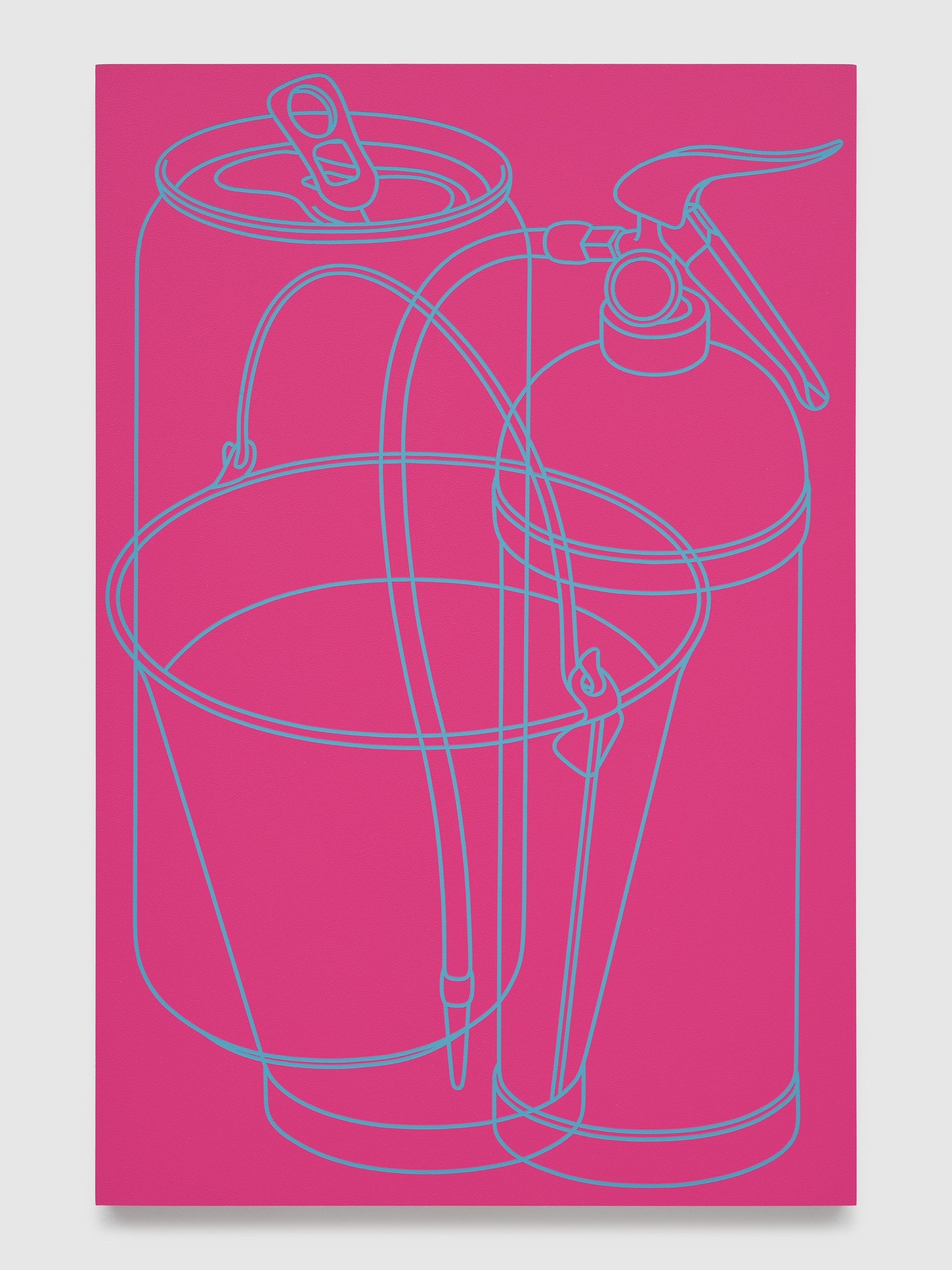 Michael Craig-Martin, Lena Henke, Apple Red Cranberry House at Bortolami, photo 17