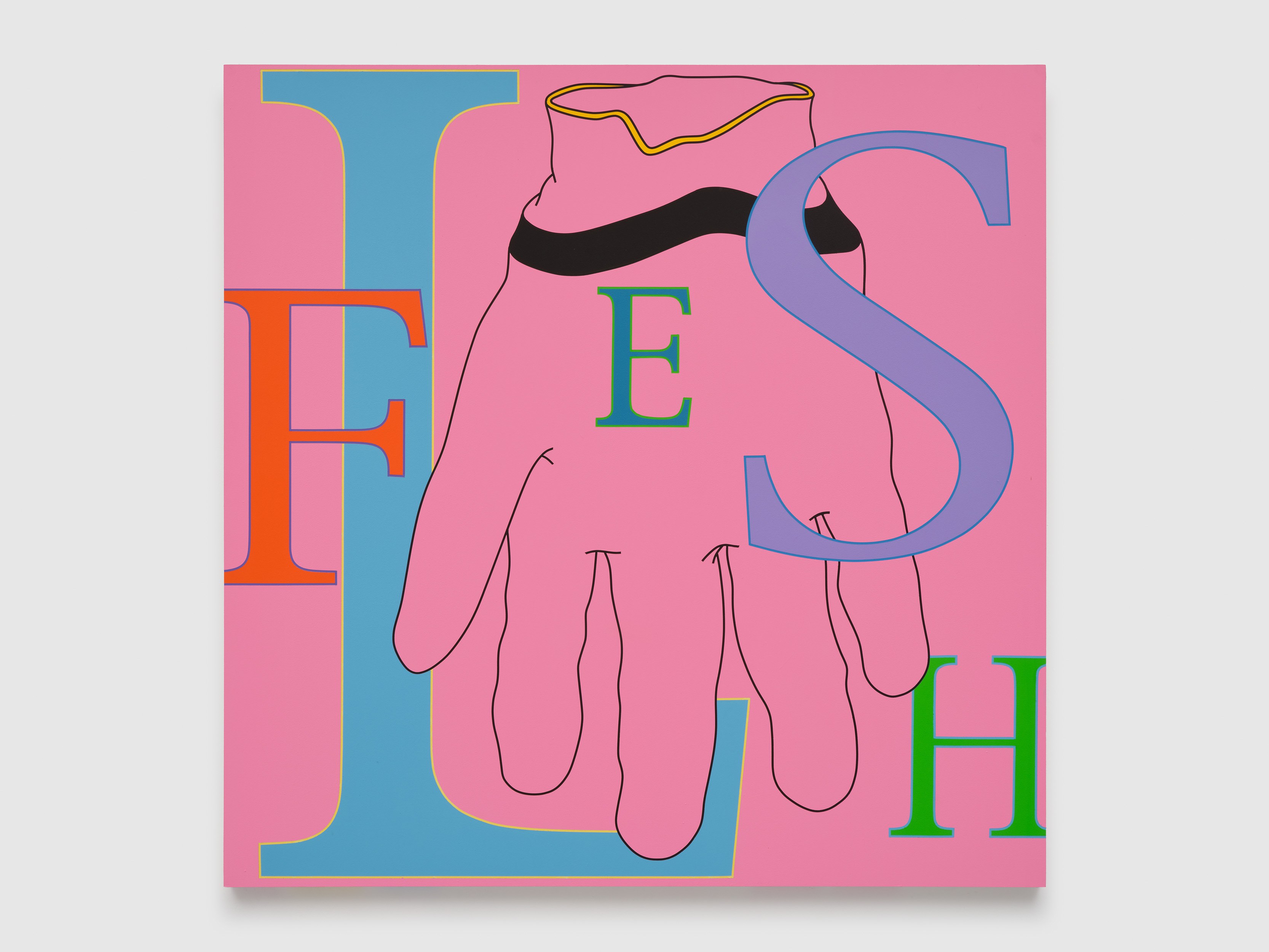 Michael Craig-Martin, Lena Henke, Apple Red Cranberry House at Bortolami, photo 18