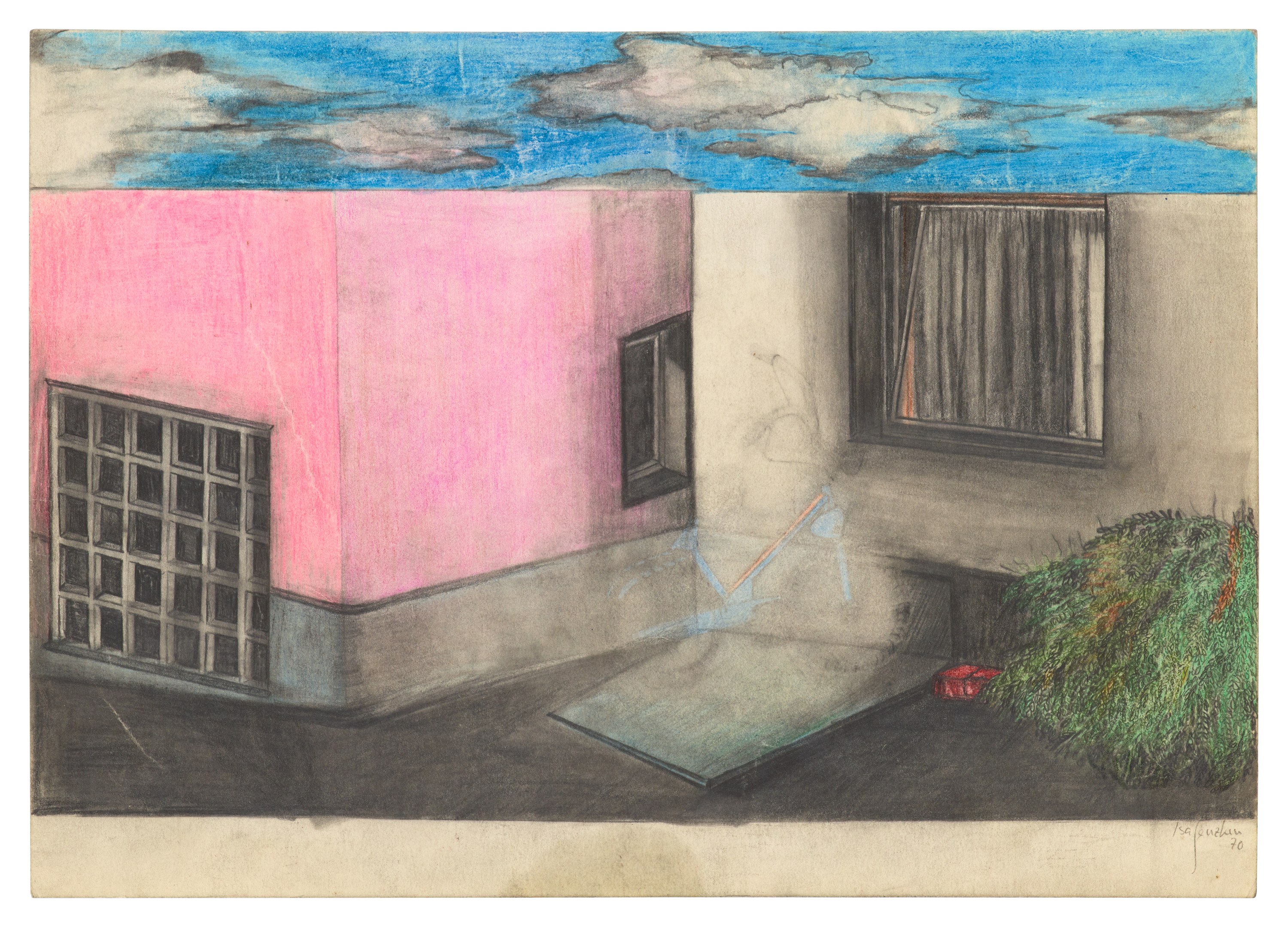 Isa Genzken, Zeichnung Plan Collage 1965-2018 at Galerie Buchholz, Berlin, photo 12