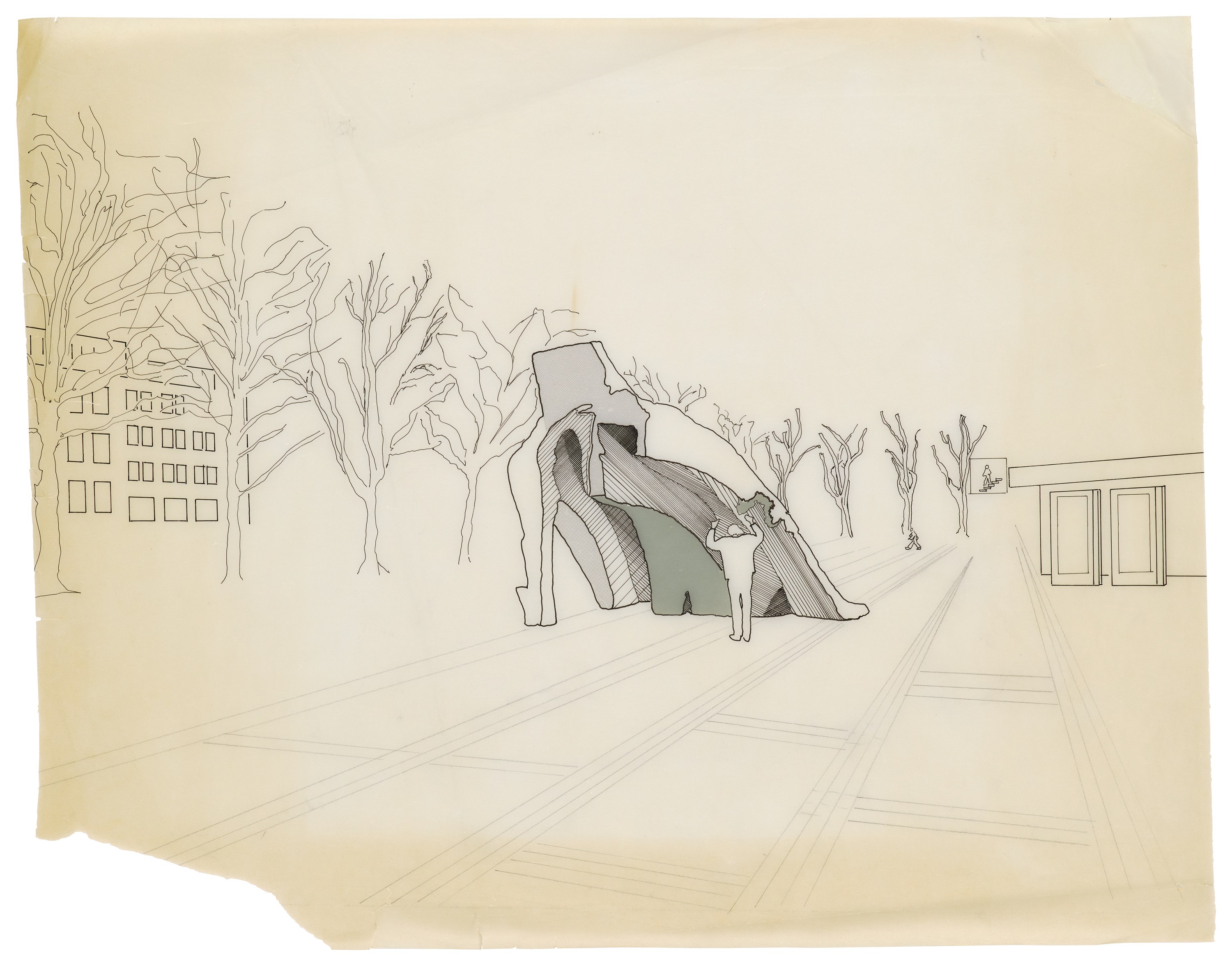 Isa Genzken, Zeichnung Plan Collage 1965-2018 at Galerie Buchholz, Berlin, photo 13