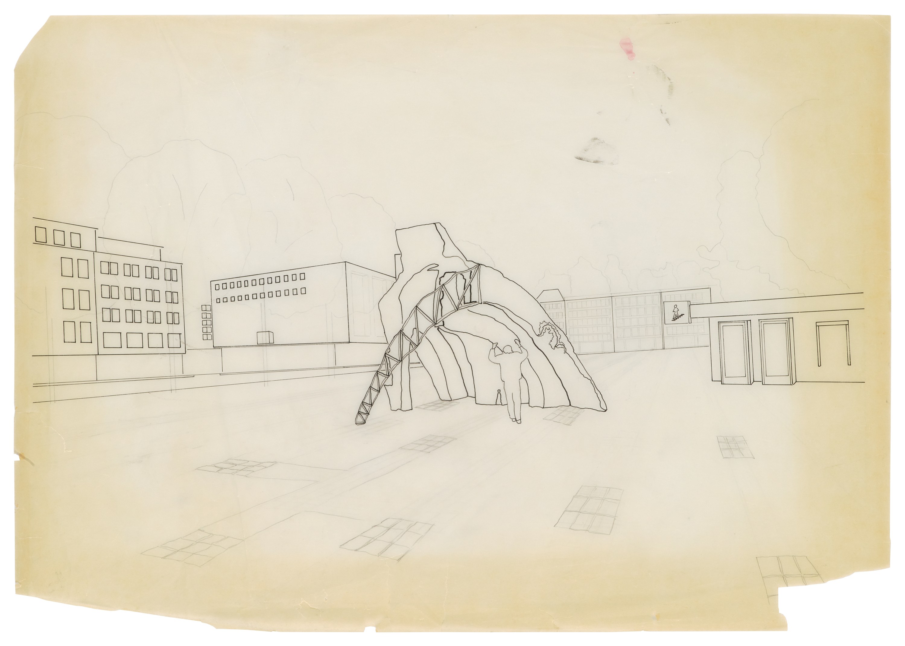 Isa Genzken, Zeichnung Plan Collage 1965-2018 at Galerie Buchholz, Berlin, photo 14