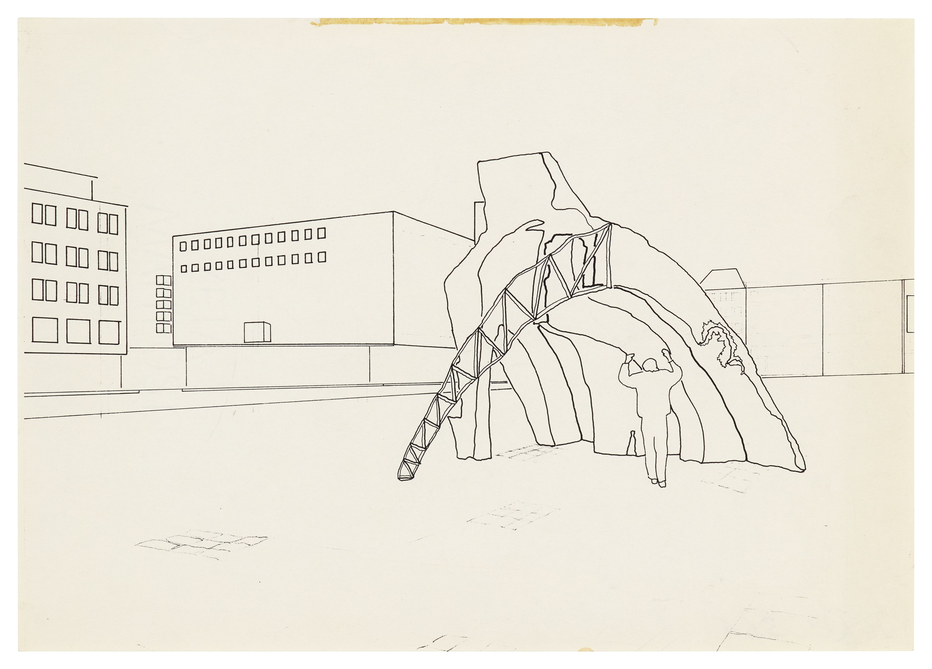Isa Genzken, Zeichnung Plan Collage 1965-2018 at Galerie Buchholz, Berlin, photo 15