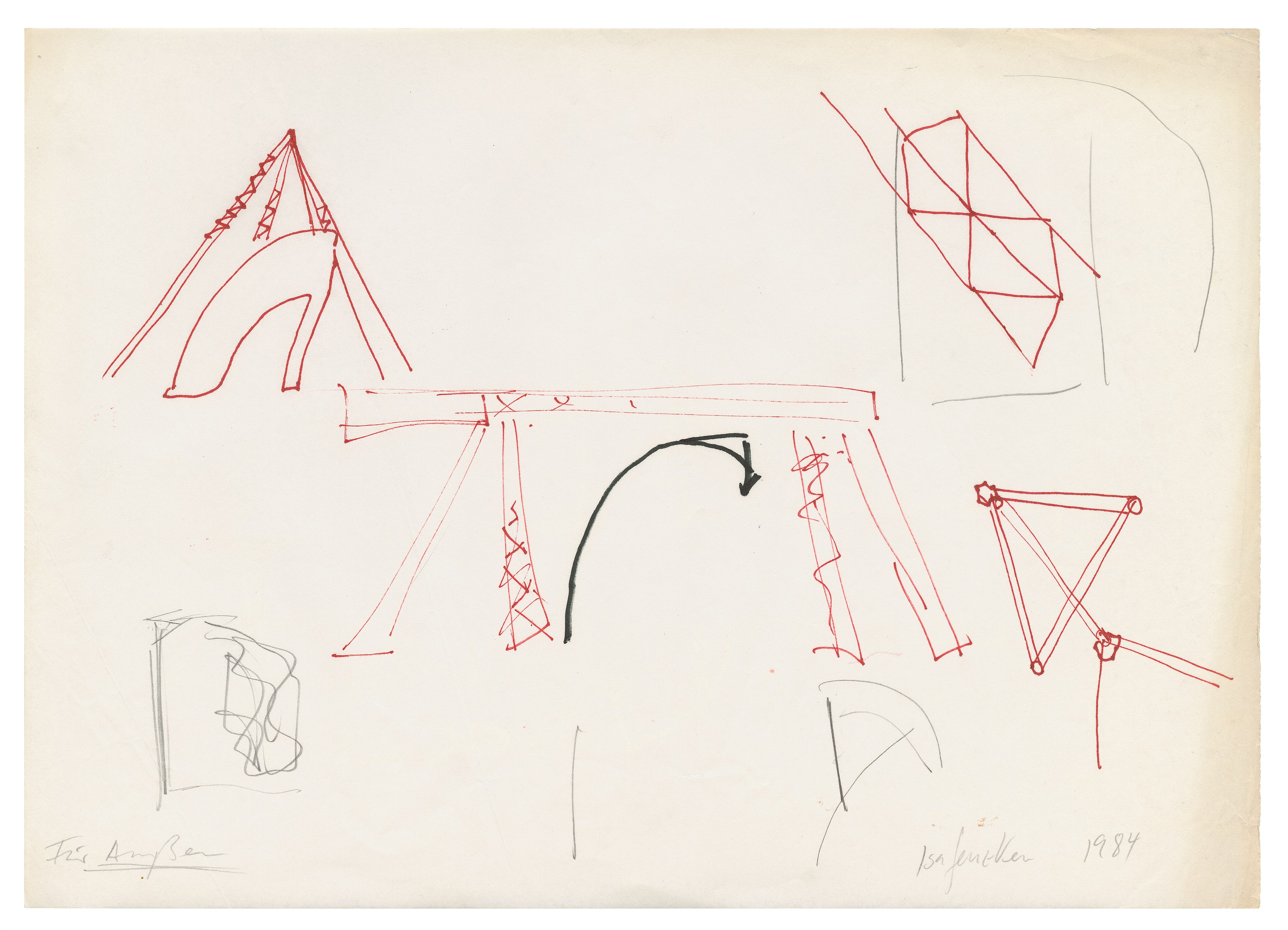 Isa Genzken, Zeichnung Plan Collage 1965-2018 at Galerie Buchholz, Berlin, photo 16