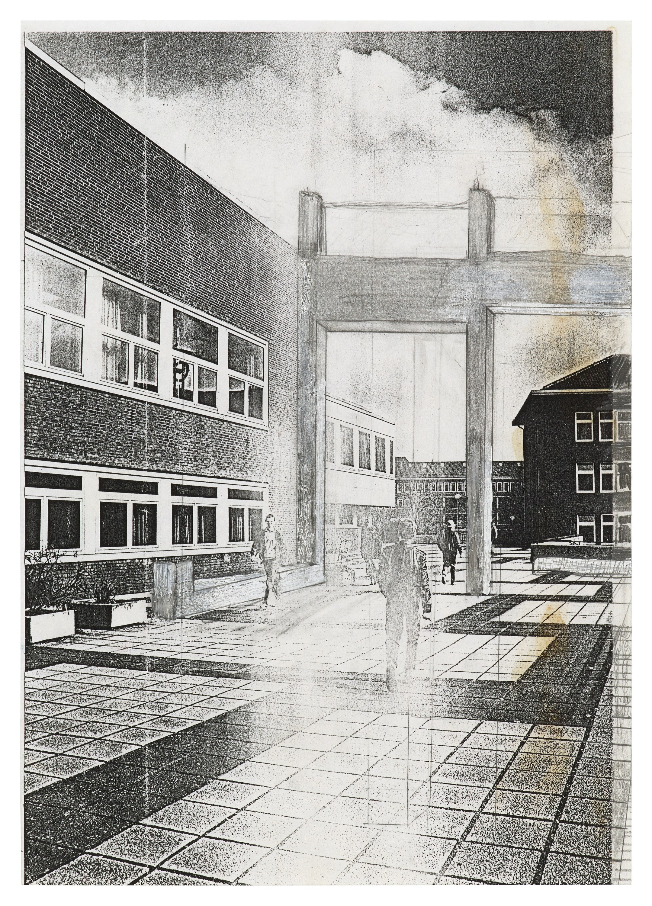 Isa Genzken, Zeichnung Plan Collage 1965-2018 at Galerie Buchholz, Berlin, photo 31