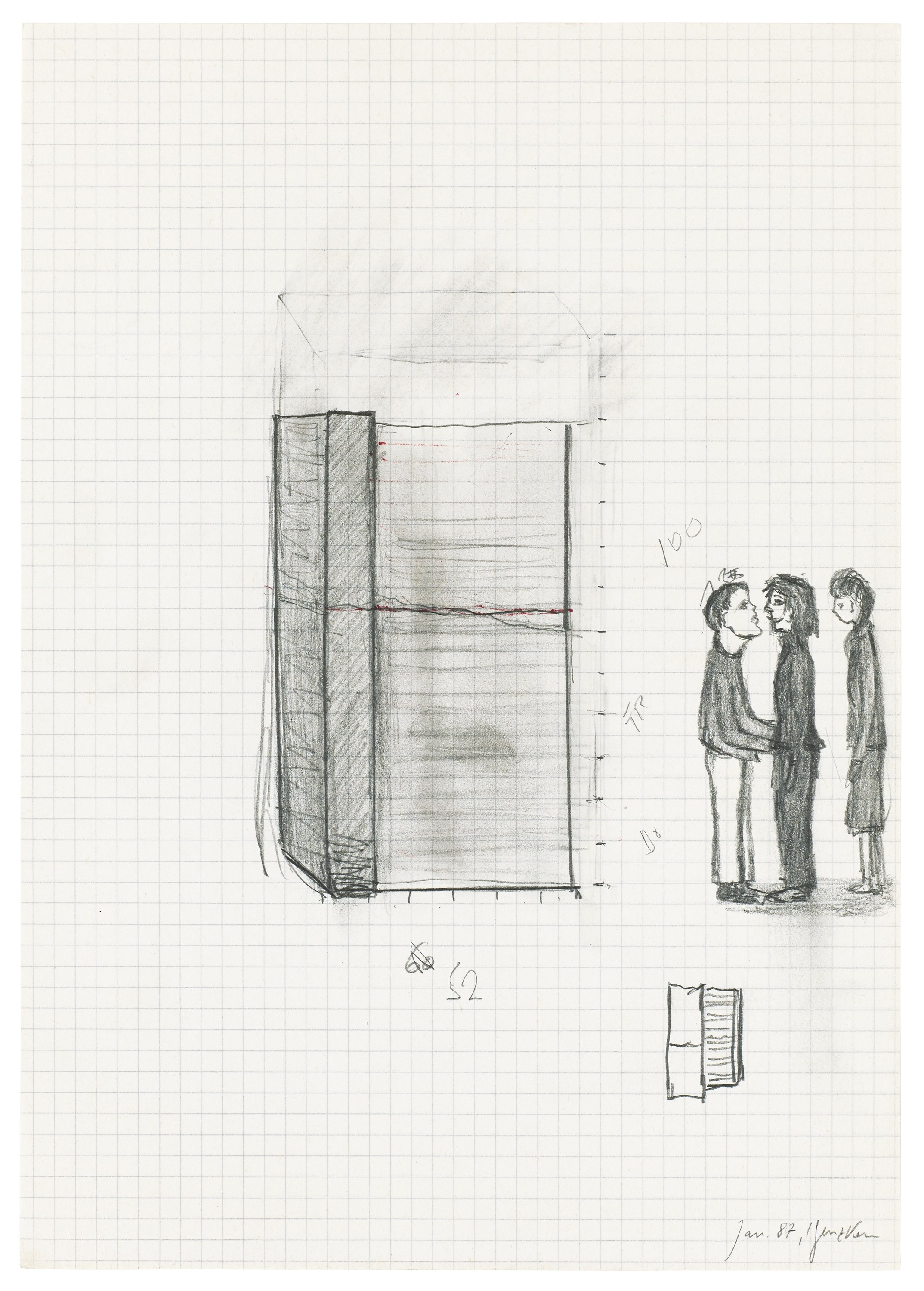 Isa Genzken, Zeichnung Plan Collage 1965-2018 at Galerie Buchholz, Berlin, photo 38