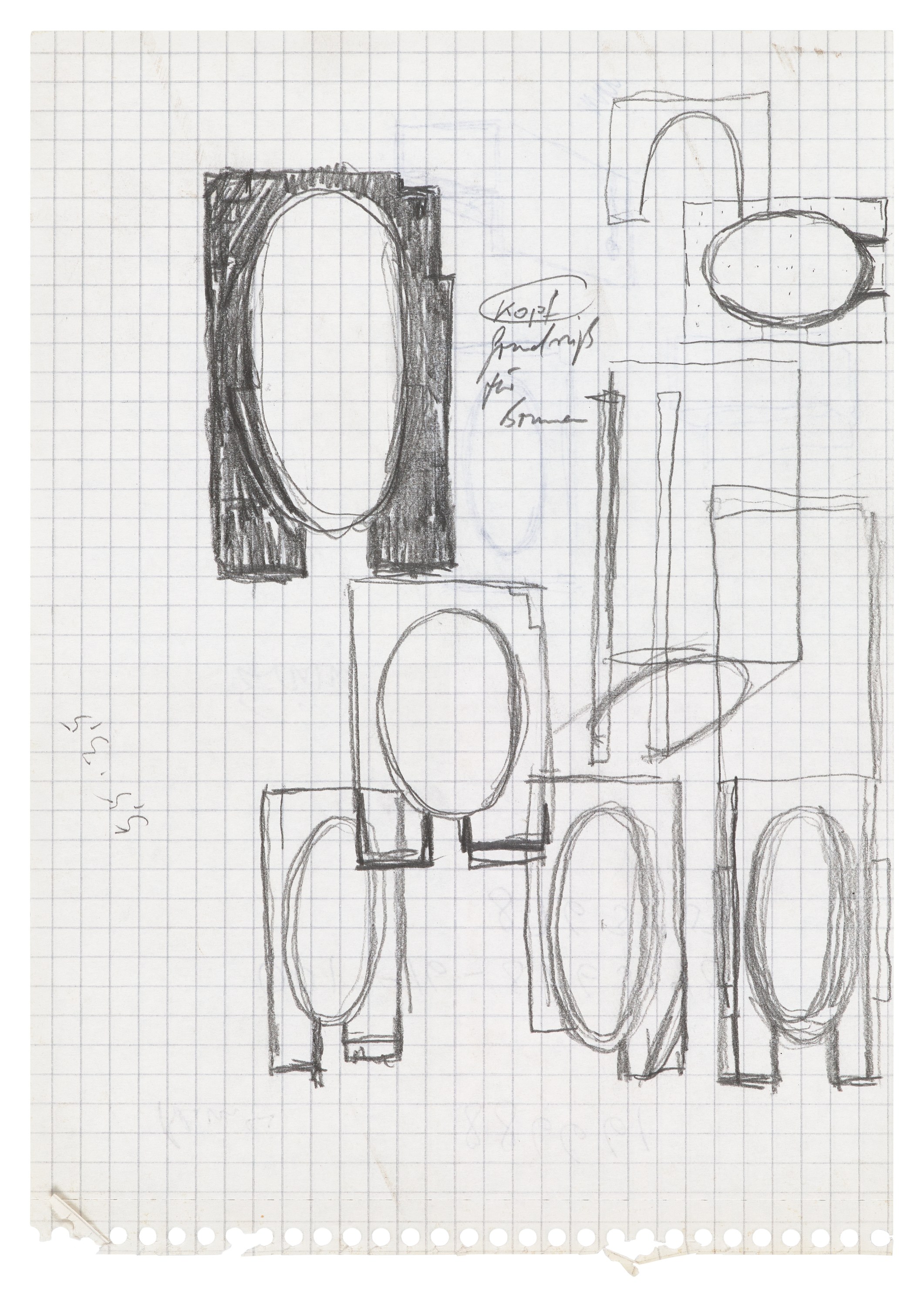 Isa Genzken, Zeichnung Plan Collage 1965-2018 at Galerie Buchholz, Berlin, photo 41