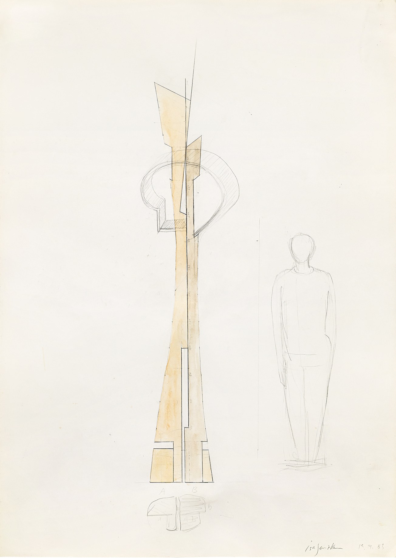 Isa Genzken, Zeichnung Plan Collage 1965-2018 at Galerie Buchholz, Berlin, photo 45