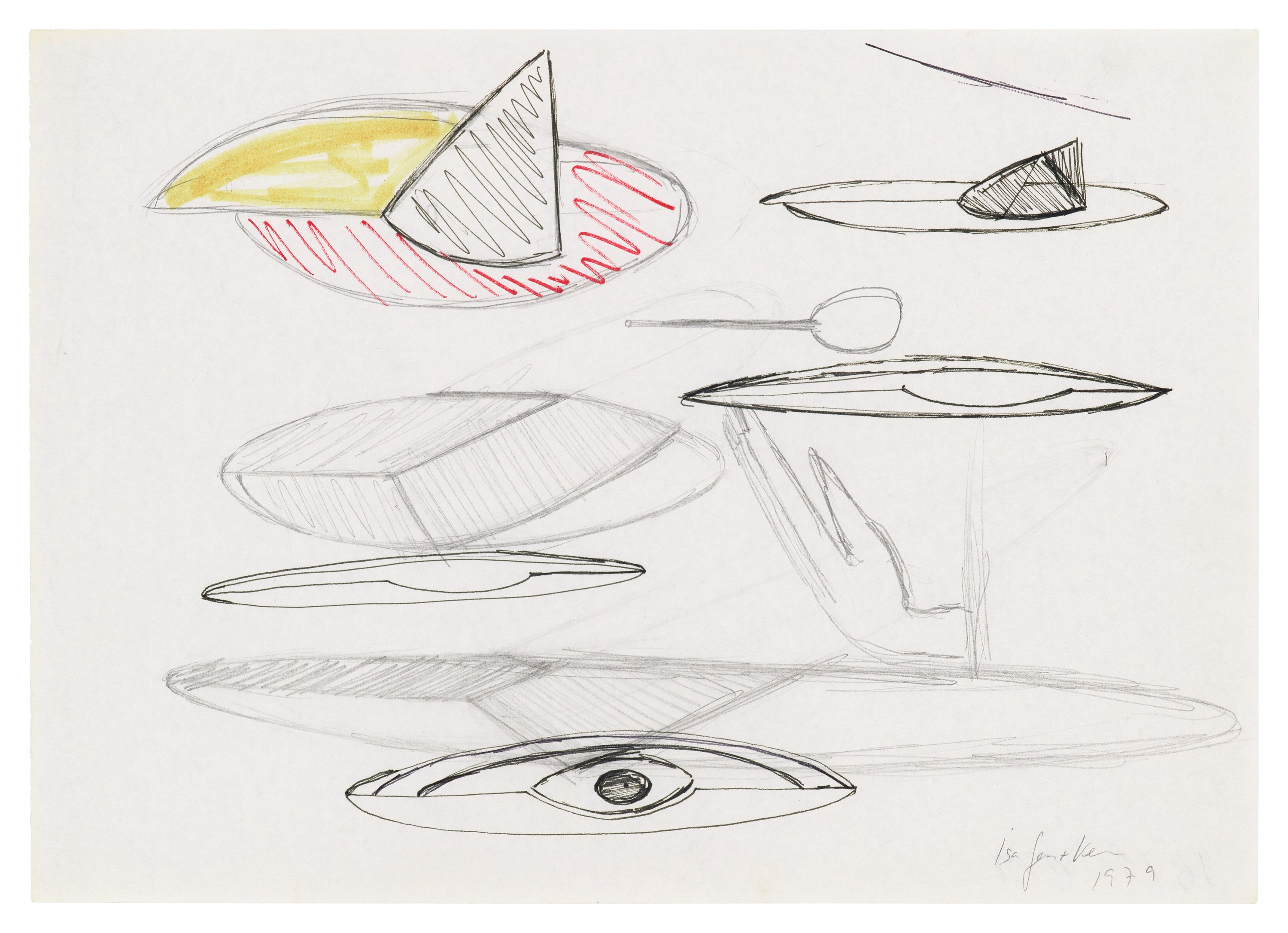 Isa Genzken, Zeichnung Plan Collage 1965-2018 at Galerie Buchholz, Berlin, photo 63