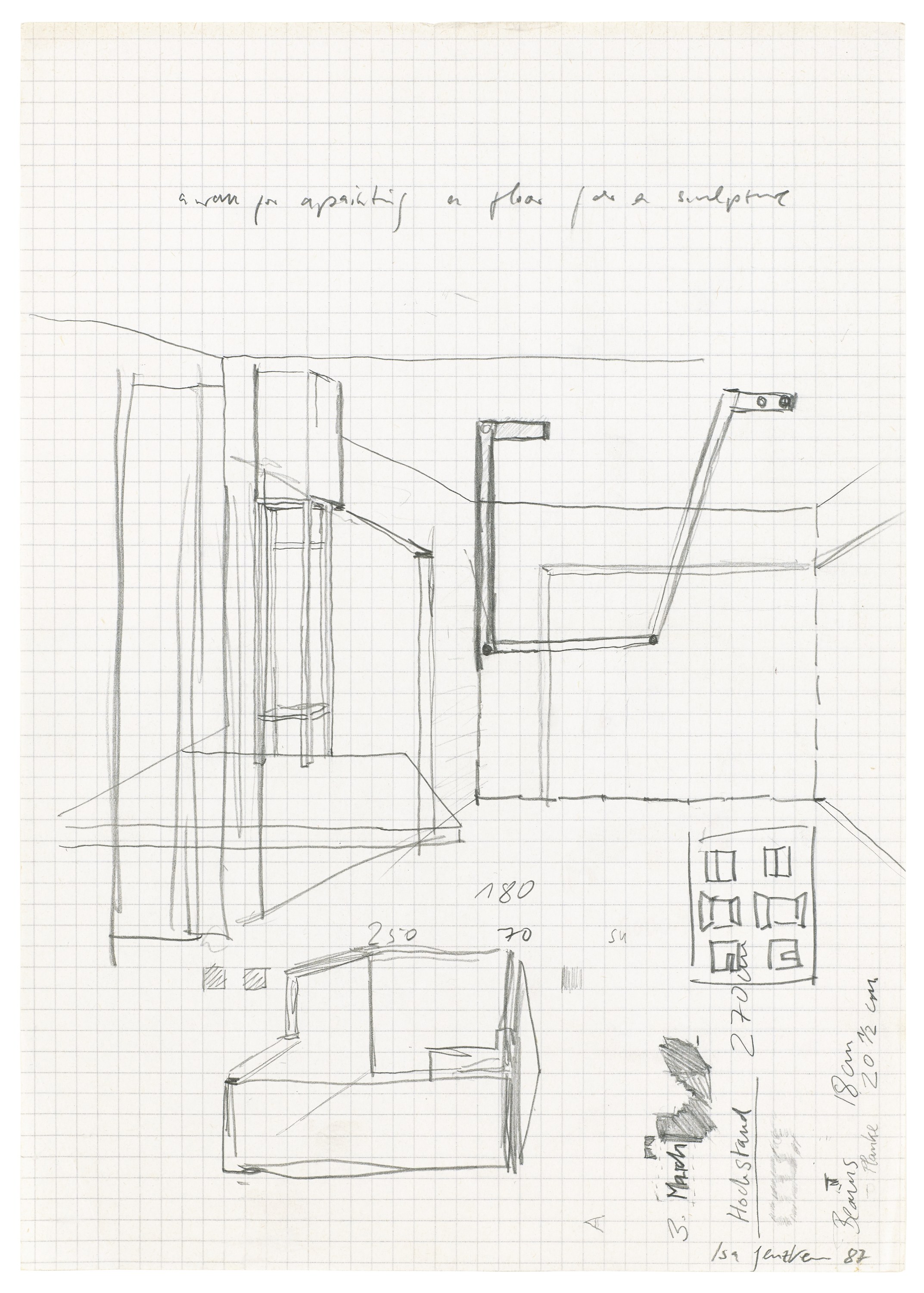 Isa Genzken, Zeichnung Plan Collage 1965-2018 at Galerie Buchholz, Berlin, photo 116