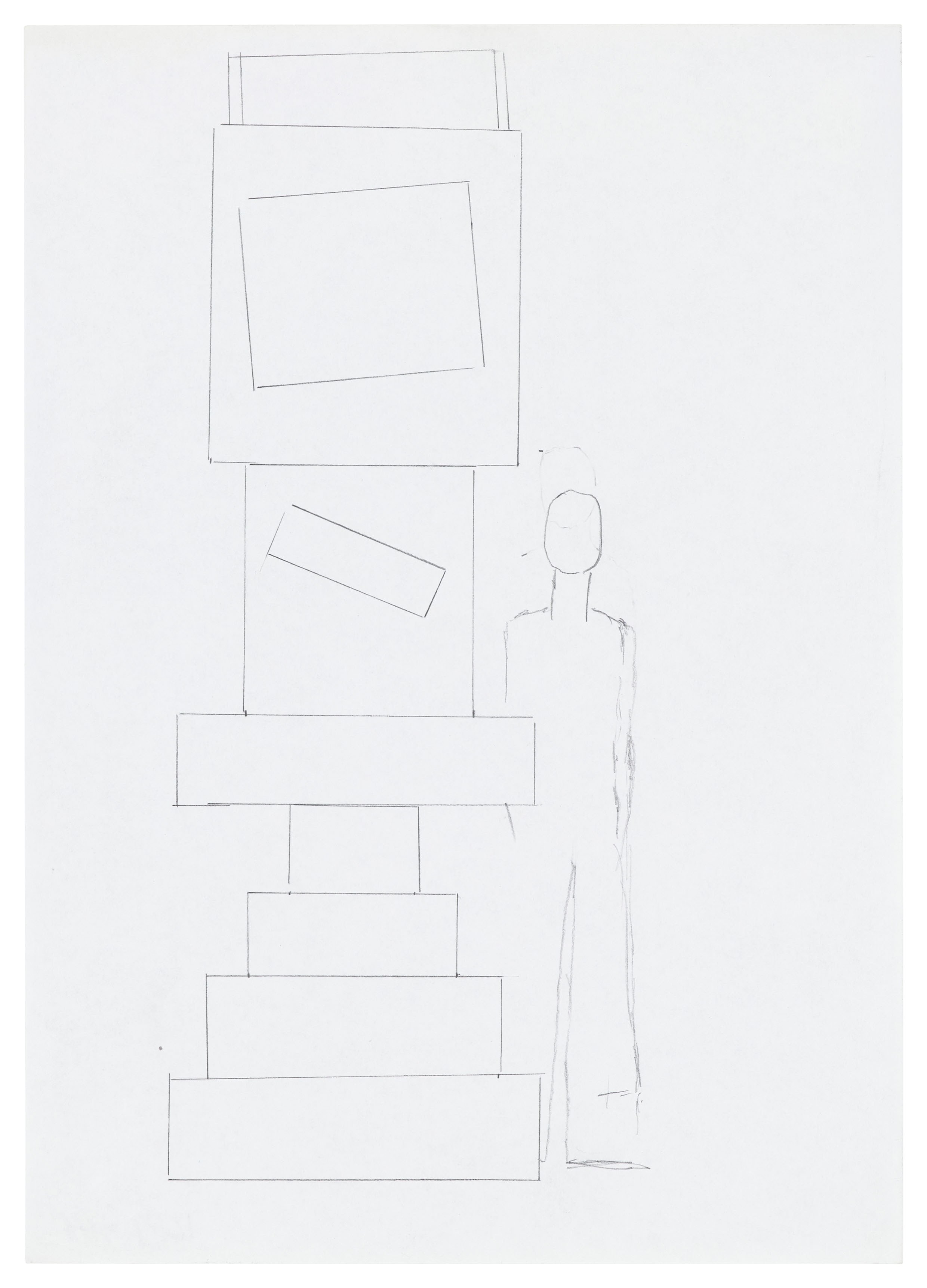 Isa Genzken, Zeichnung Plan Collage 1965-2018 at Galerie Buchholz, Berlin, photo 147