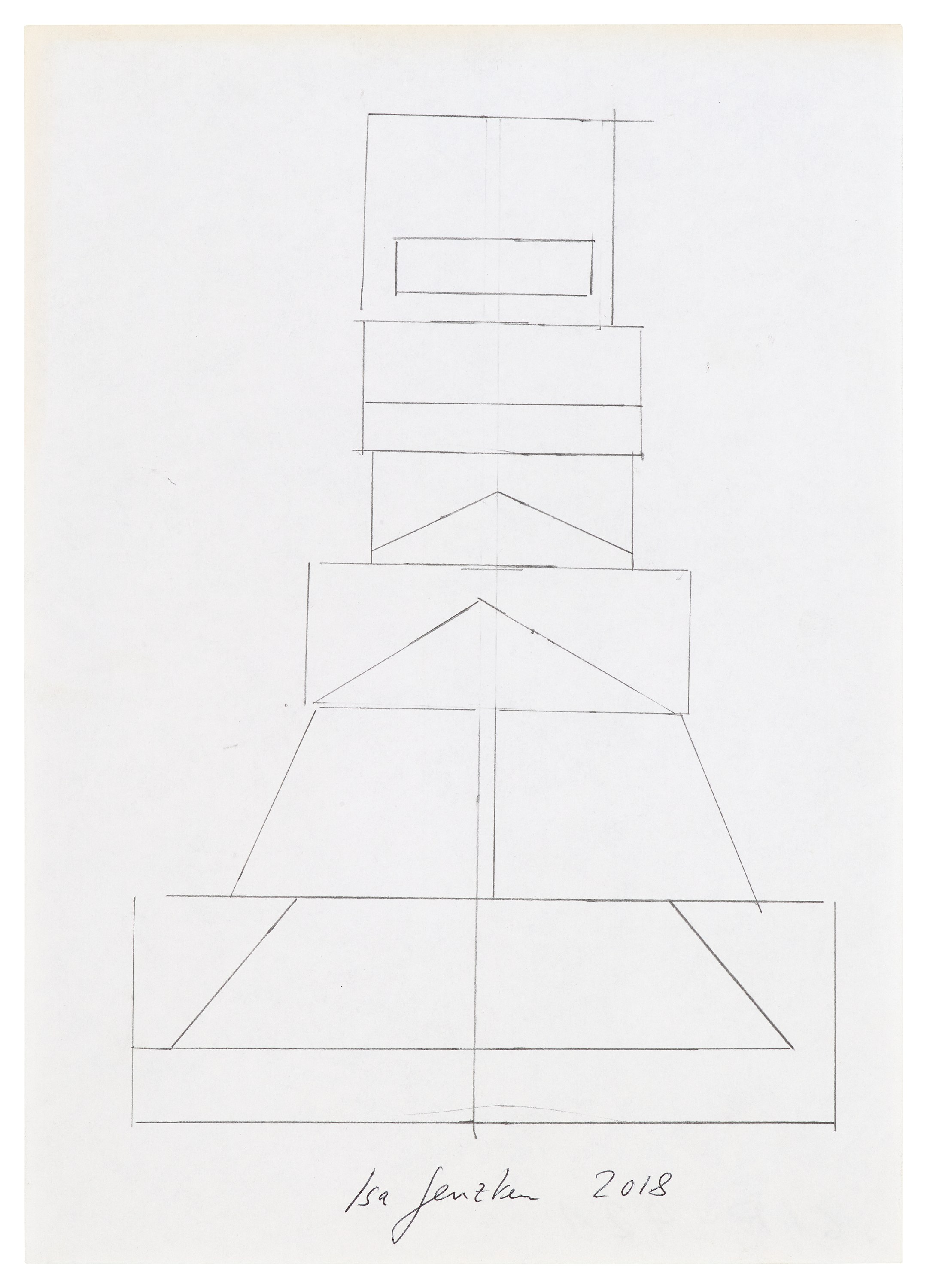 Isa Genzken, Zeichnung Plan Collage 1965-2018 at Galerie Buchholz, Berlin, photo 148