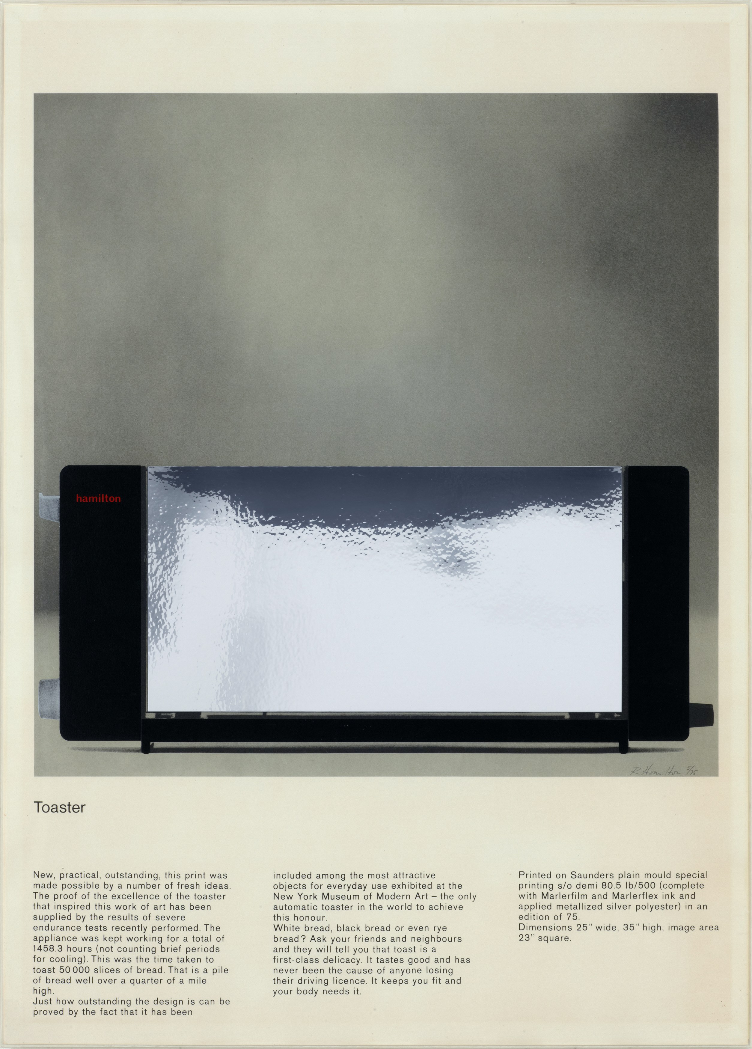 Richard Hamilton, A little bit of Roy Lichtenstein for… at Galerie Buchholz, Berlin, photo 11