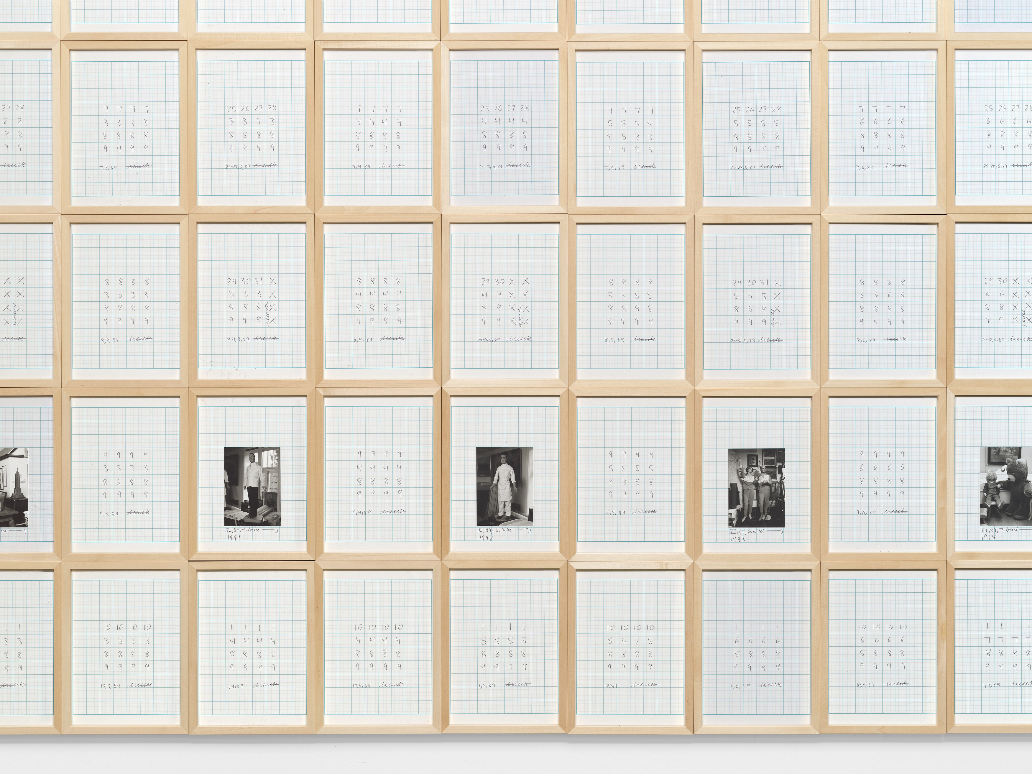 Hanne Darboven, Fin de Siècle - Buch der Bilder at Petzel, photo 15