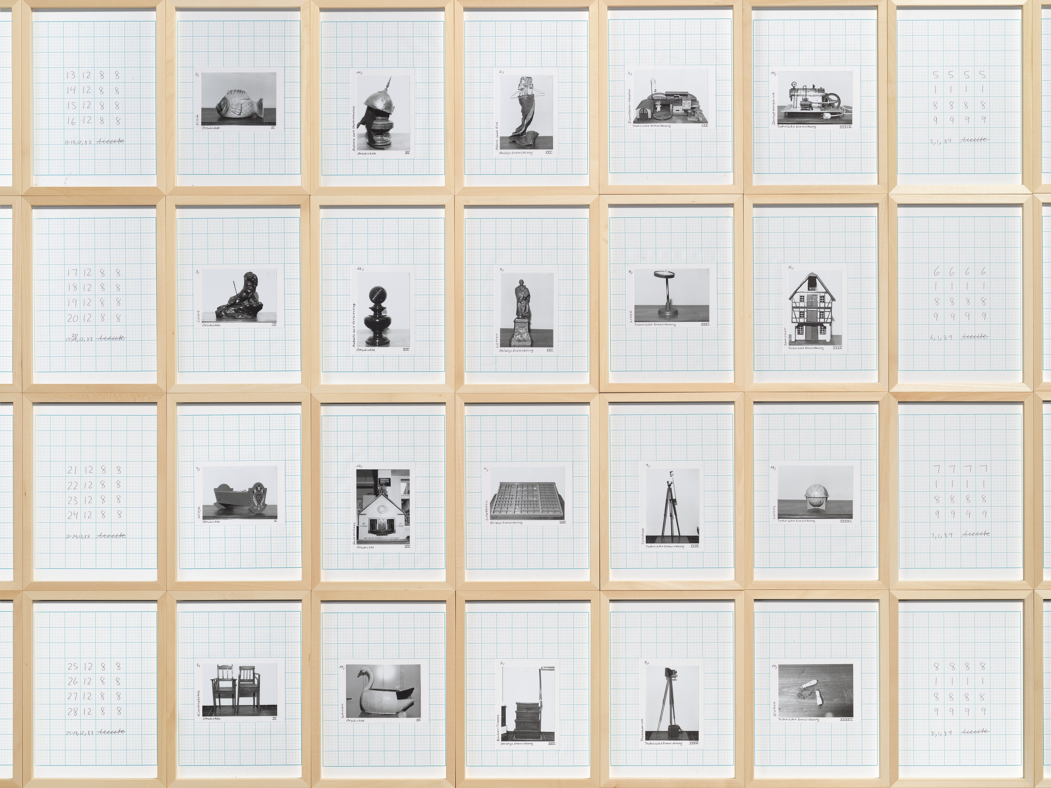Hanne Darboven, Fin de Siècle - Buch der Bilder at Petzel, photo 16