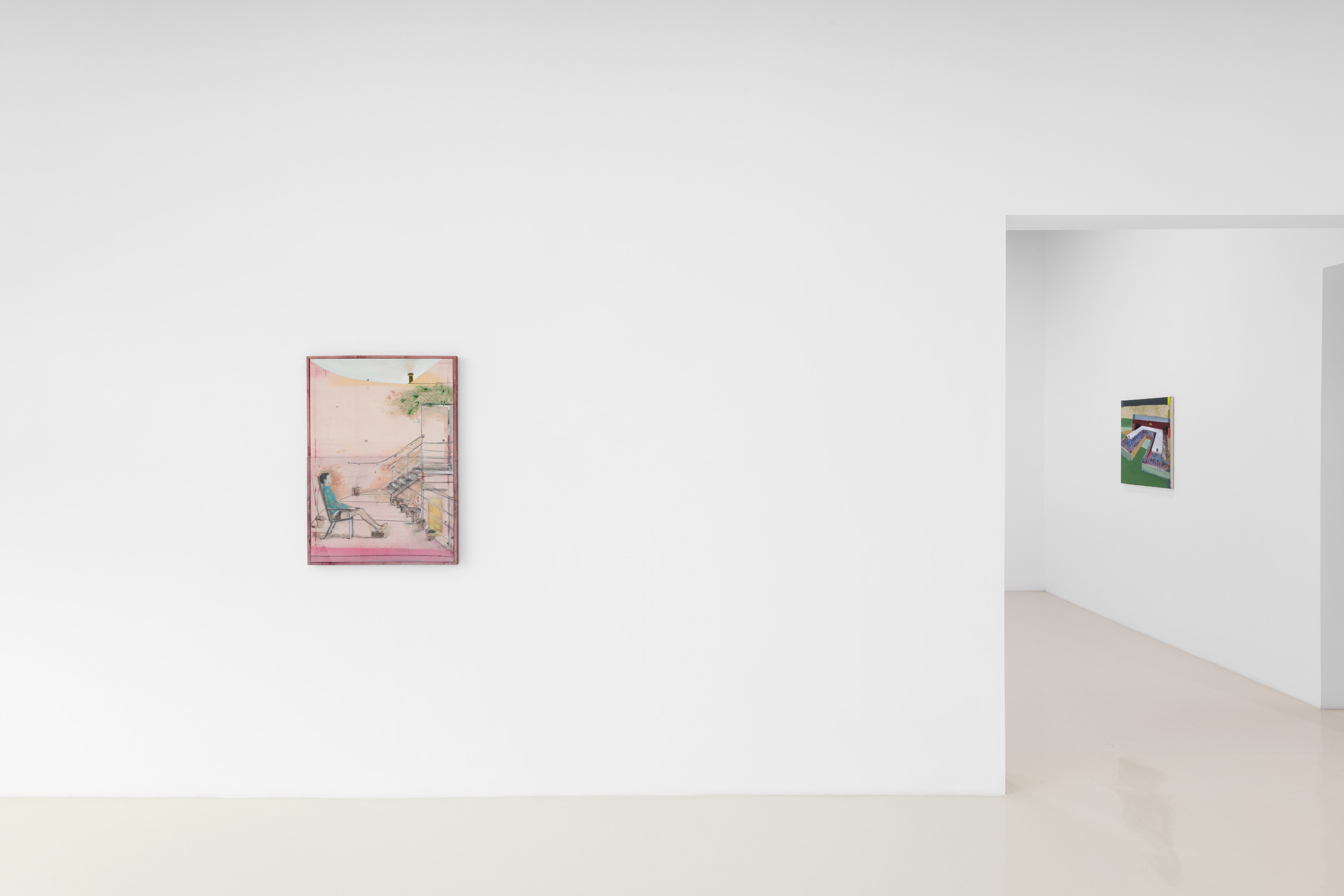 Merlin James, Arrivals at Chris Sharp Gallery, photo 4