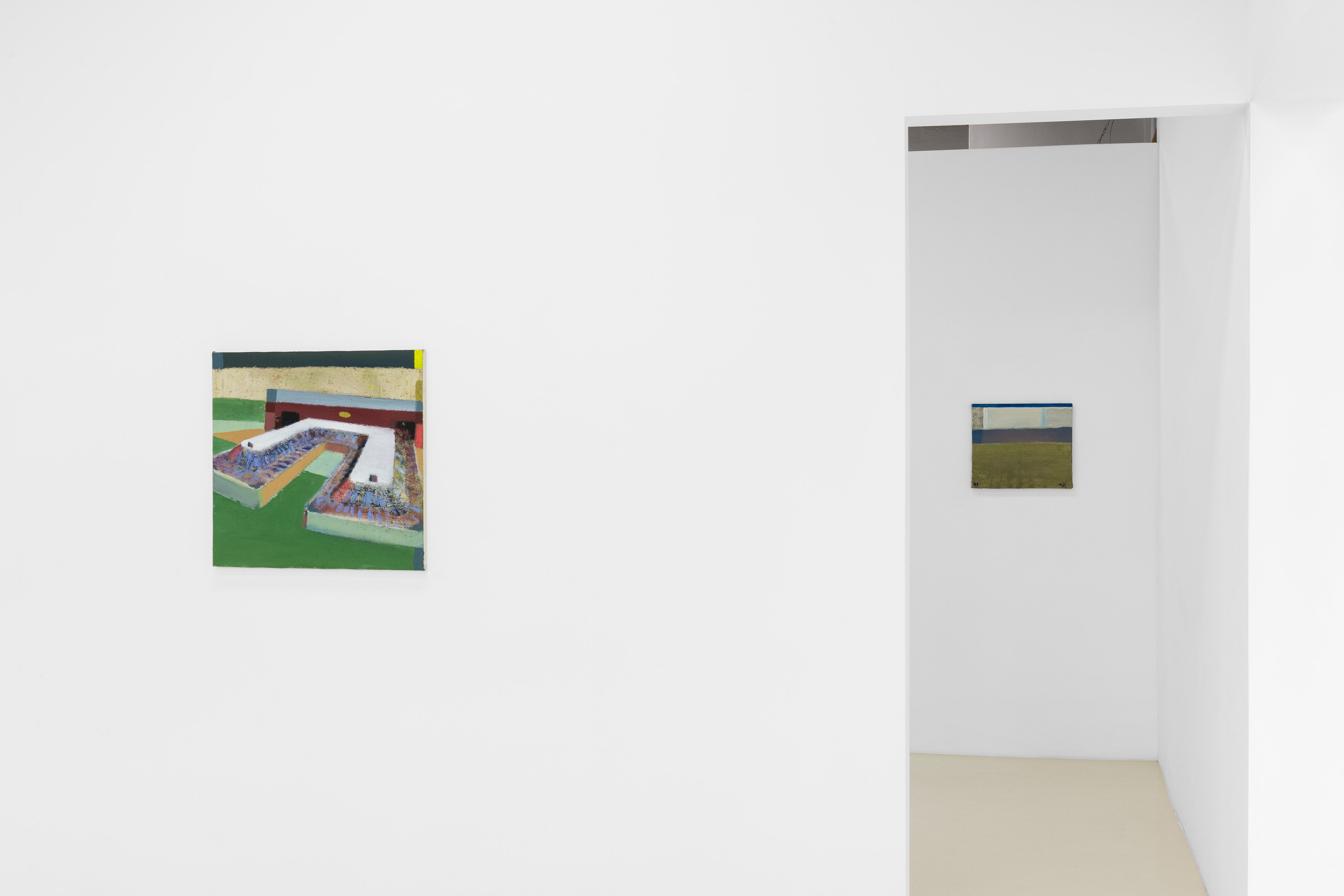 Merlin James, Arrivals at Chris Sharp Gallery, photo 2