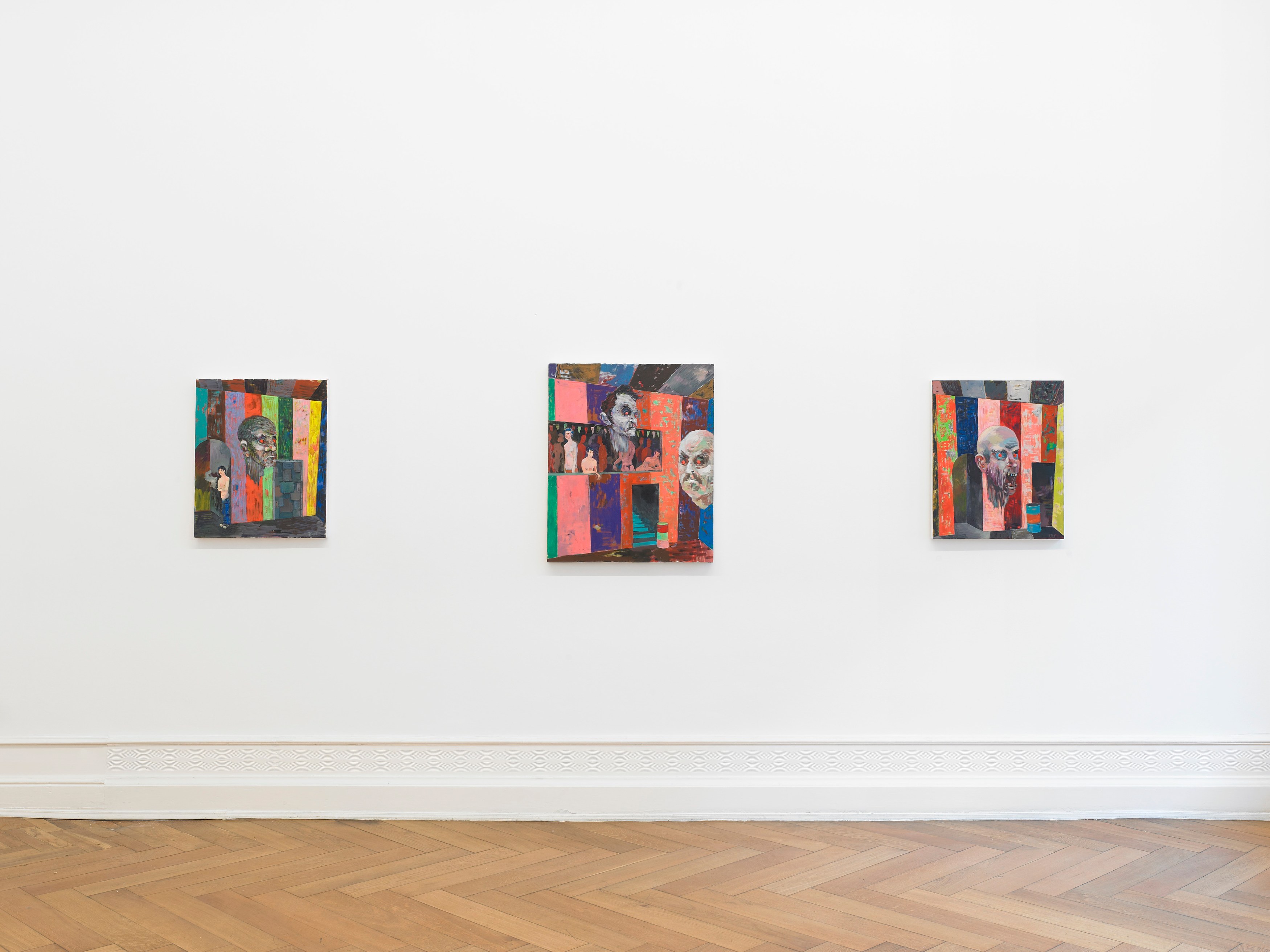 Richard Hawkins, Scalps, Dungeon Doors and Salome Paintings at Galerie Buchholz, Berlin, photo 5
