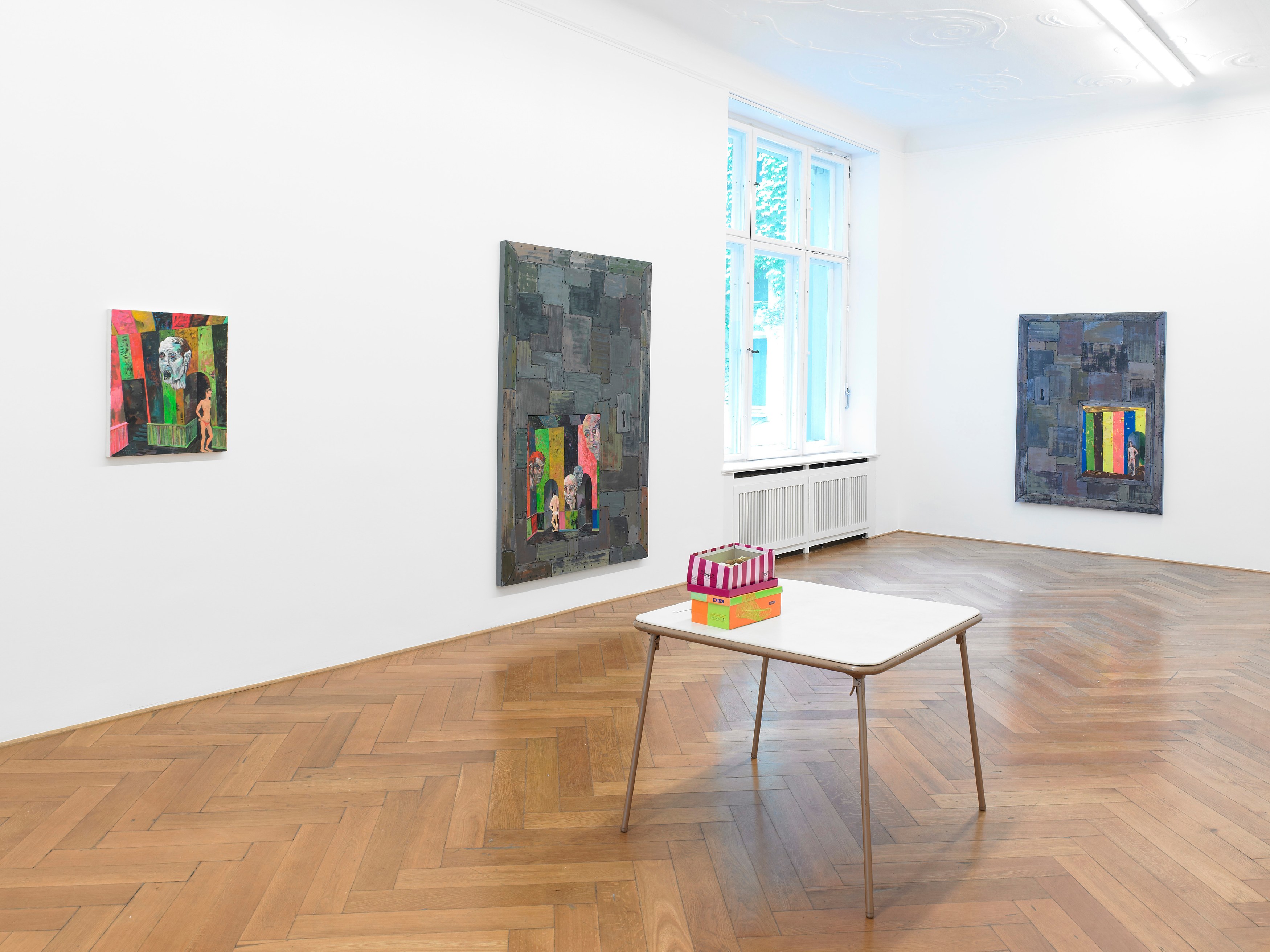 Richard Hawkins, Scalps, Dungeon Doors and Salome Paintings at Galerie Buchholz, Berlin, photo 7