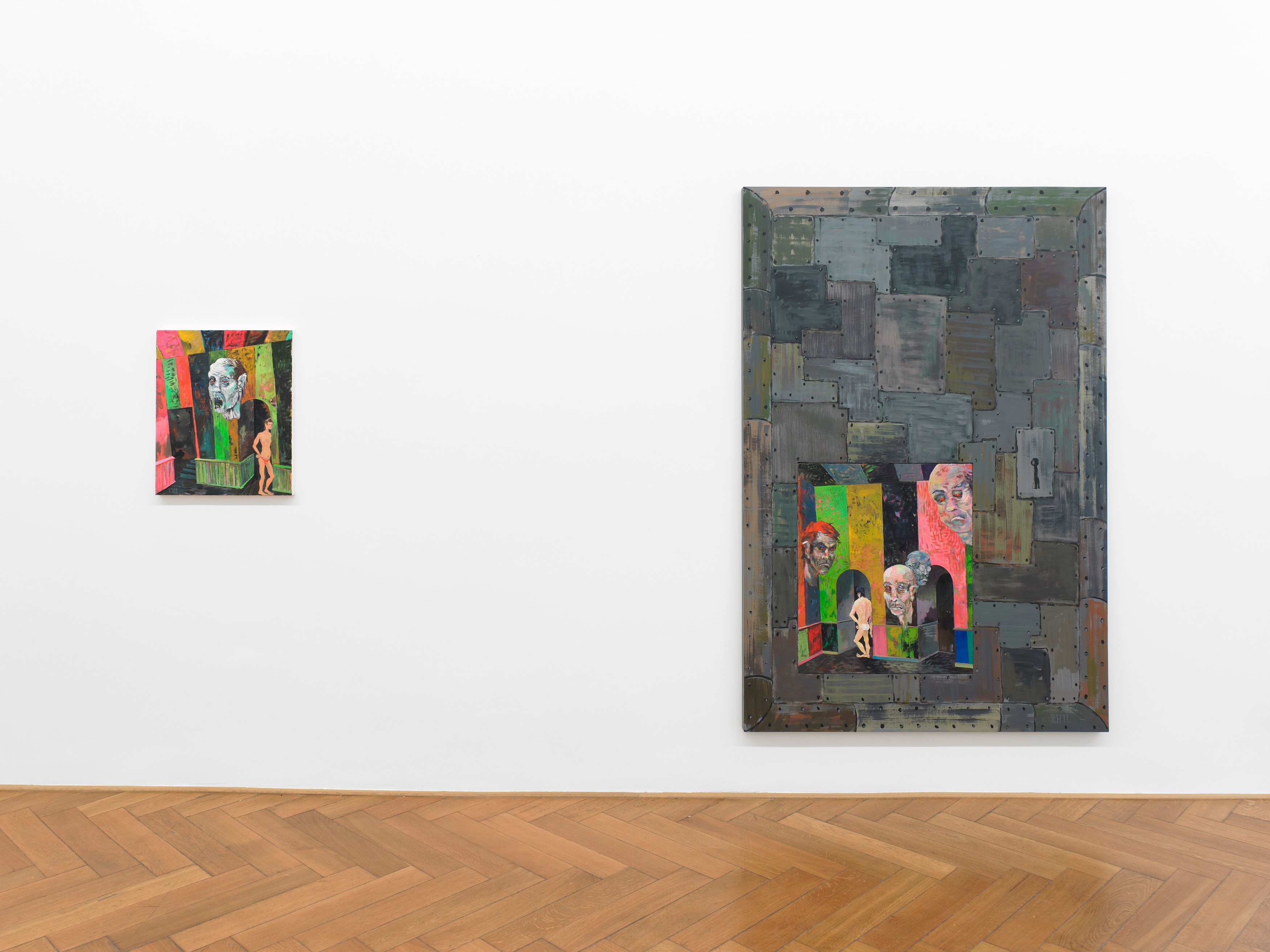 Richard Hawkins, Scalps, Dungeon Doors and Salome Paintings at Galerie Buchholz, Berlin, photo 8