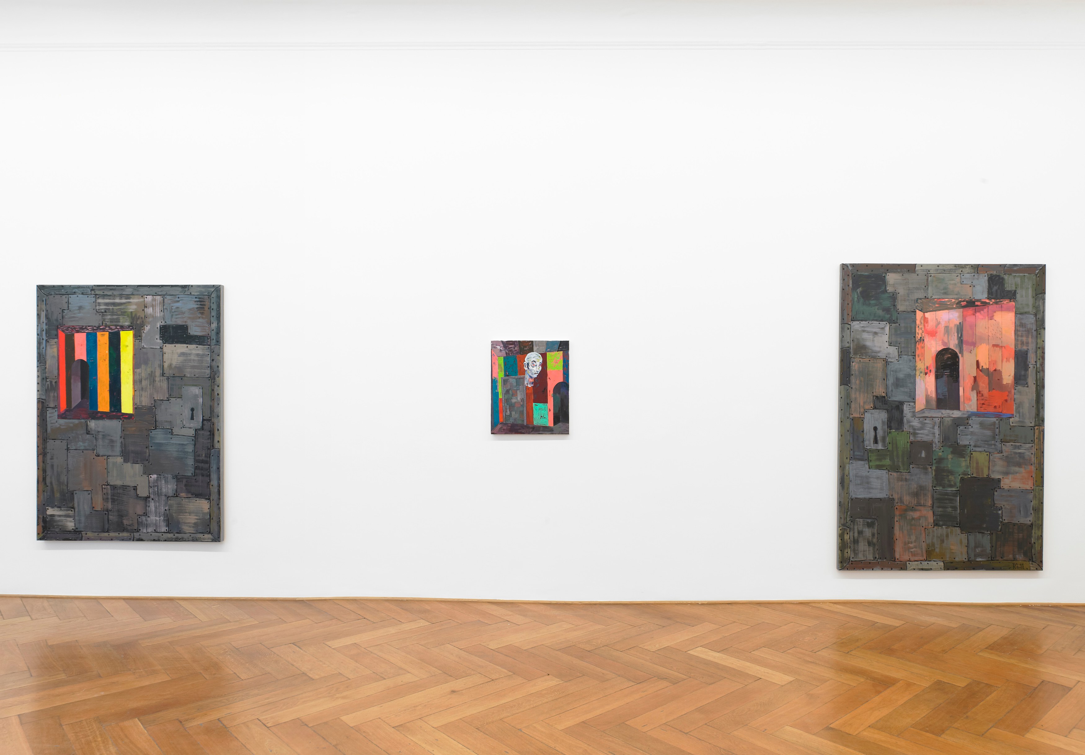 Richard Hawkins, Scalps, Dungeon Doors and Salome Paintings at Galerie Buchholz, Berlin, photo 10