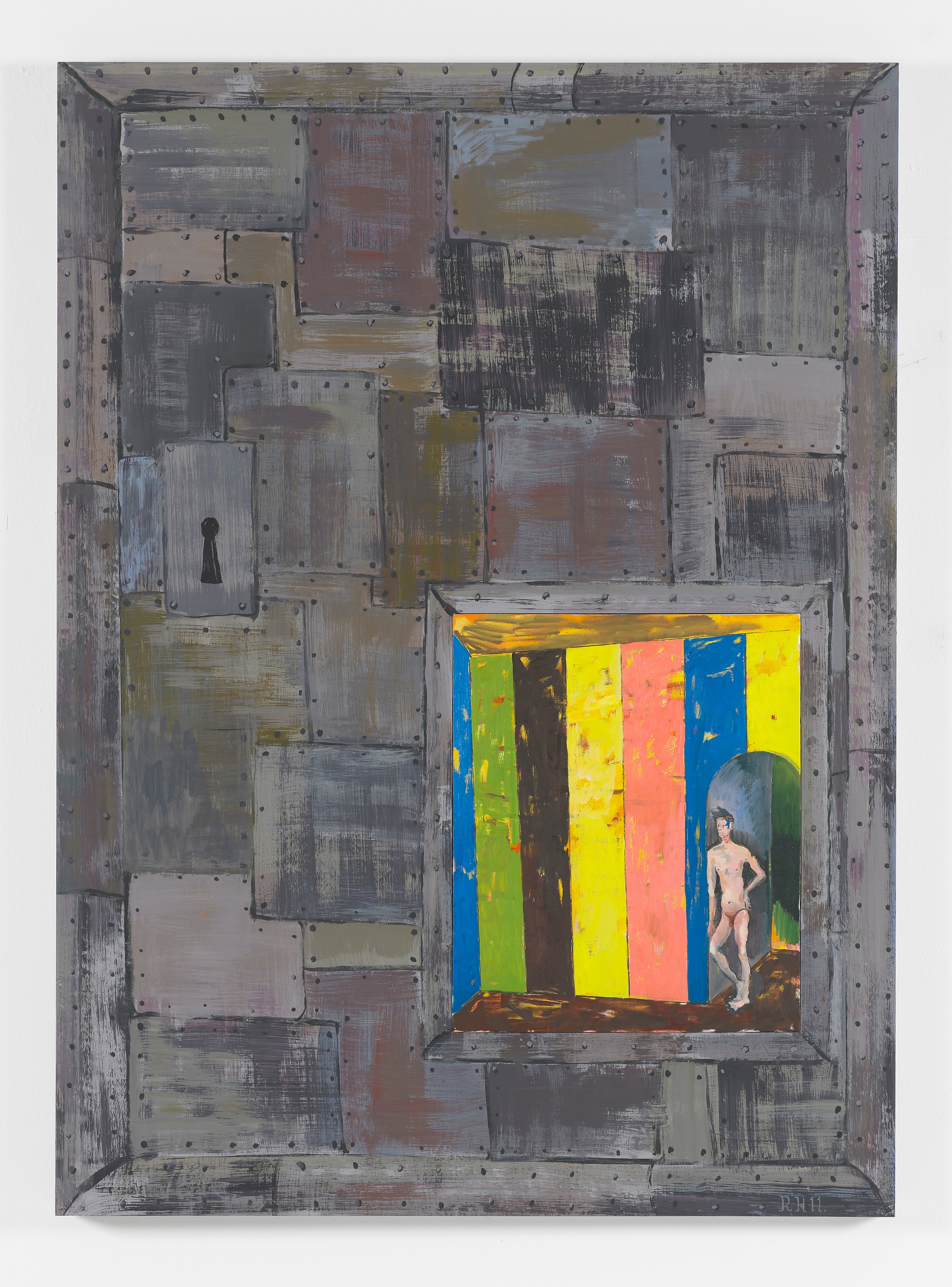 Richard Hawkins, Scalps, Dungeon Doors and Salome Paintings at Galerie Buchholz, Berlin, photo 13