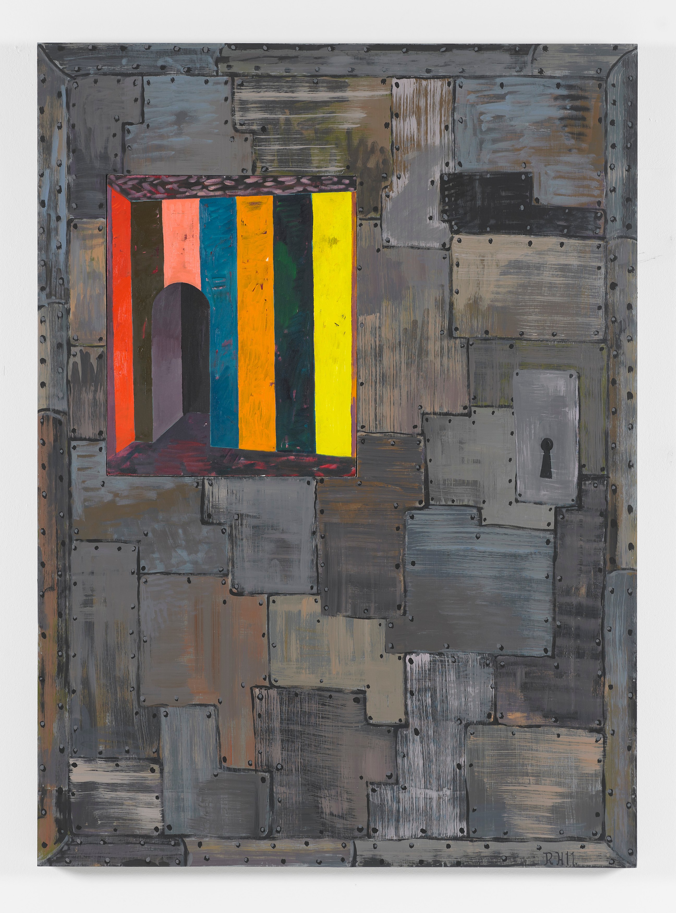 Richard Hawkins, Scalps, Dungeon Doors and Salome Paintings at Galerie Buchholz, Berlin, photo 14