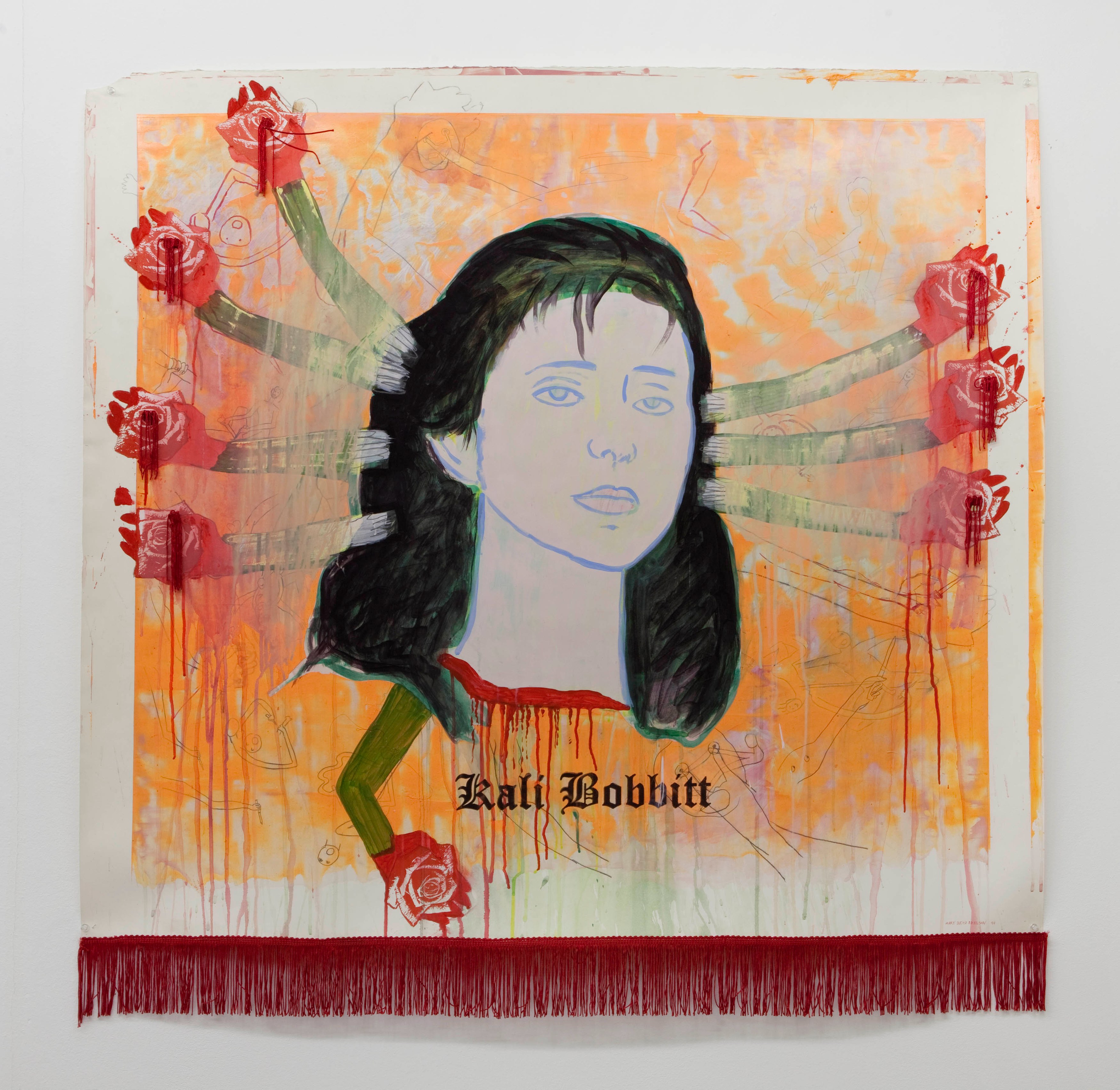Mary Beth Edelson, Burn in Hell at Galerie Balice Hertling, photo 6