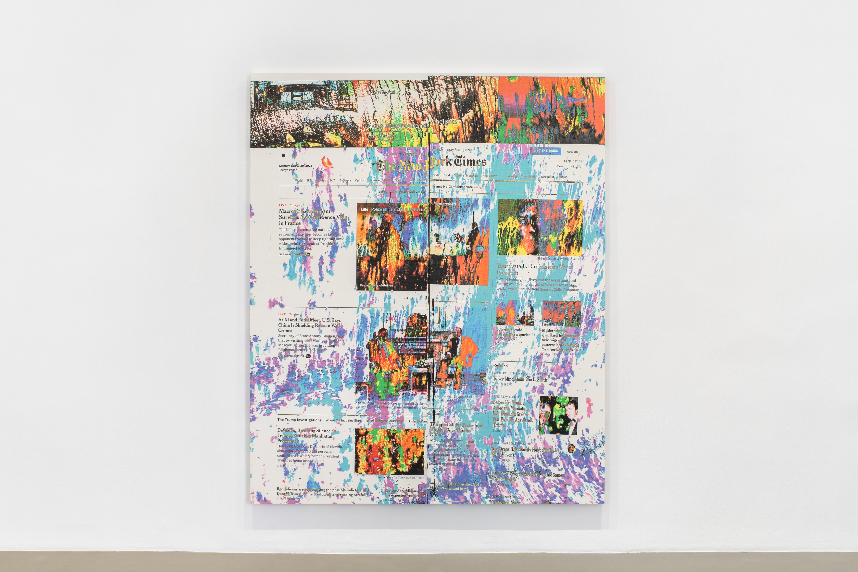 Wade Guyton, Untitled at Galerie Chantal Crousel, photo 6