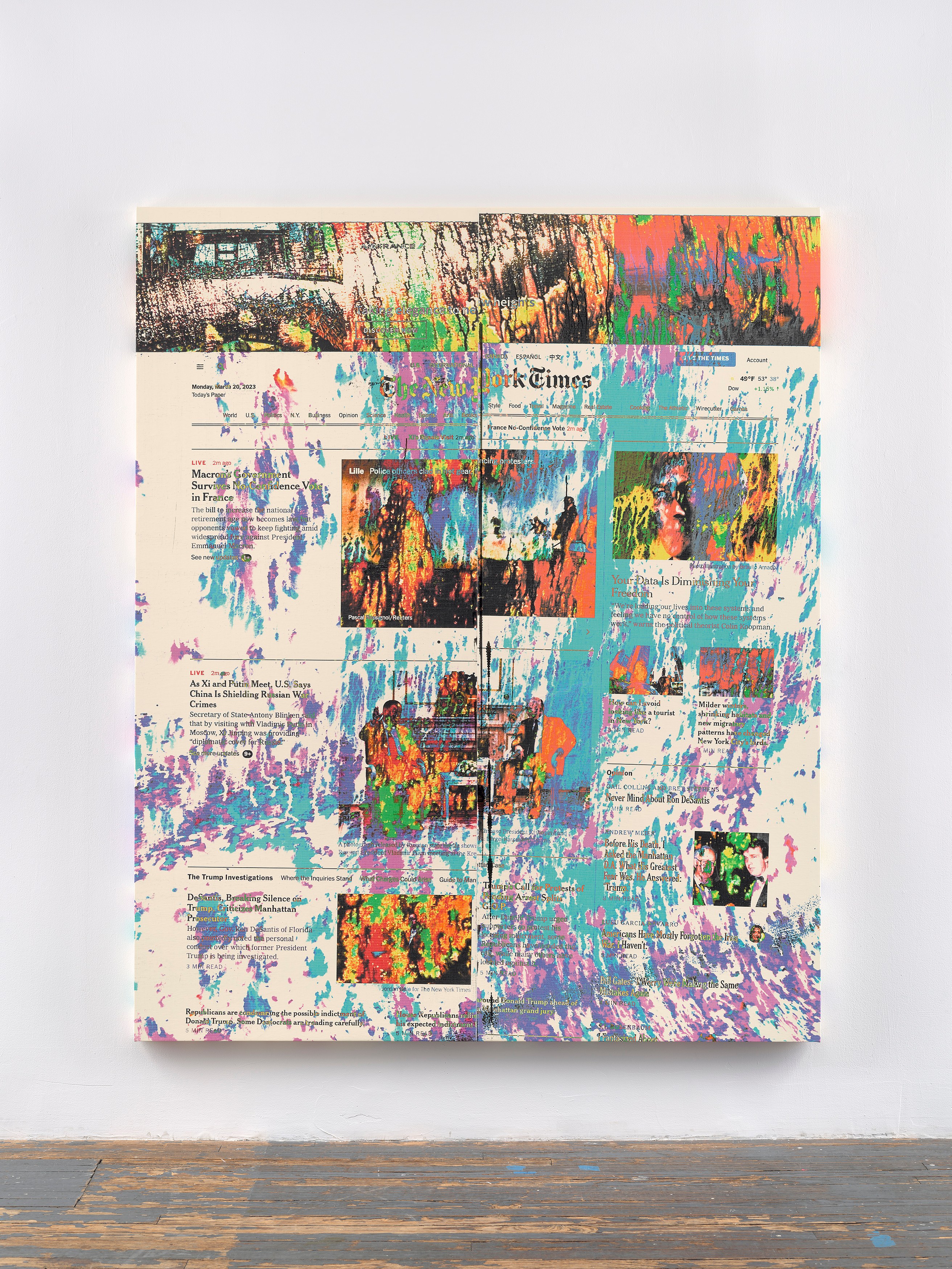 Wade Guyton, Untitled at Galerie Chantal Crousel, photo 11