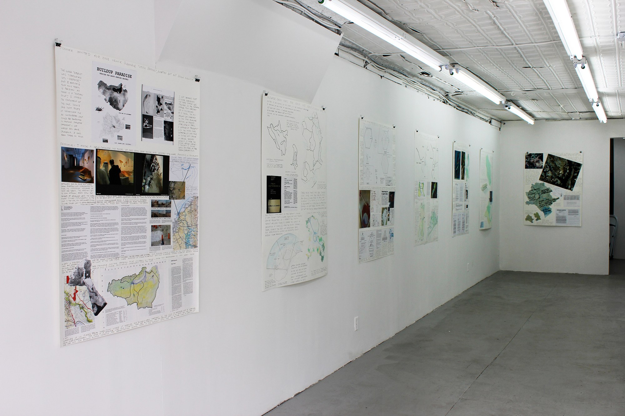 Peter Fend, Über die Grenze: May Not Be Seen Or Read Or Done at Maxwell Graham, photo 4