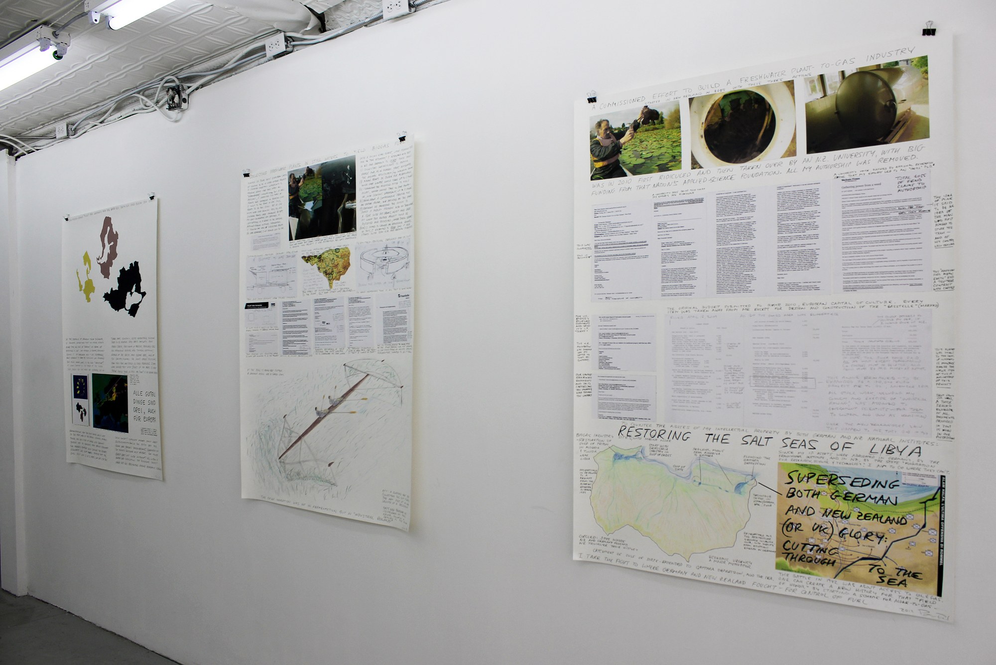 Peter Fend, Über die Grenze: May Not Be Seen Or Read Or Done at Maxwell Graham, photo 6