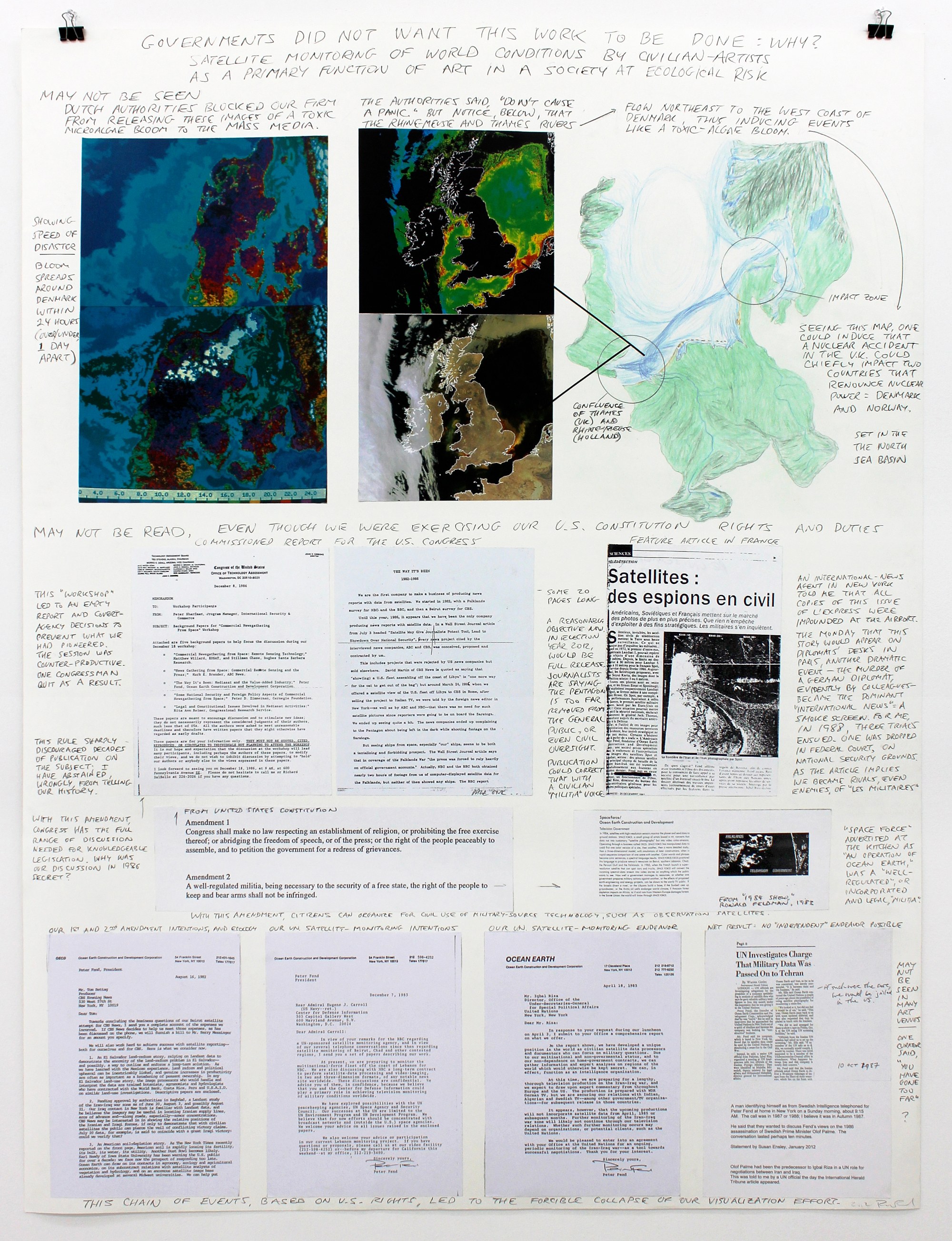 Peter Fend, Über die Grenze: May Not Be Seen Or Read Or Done at Maxwell Graham, photo 11