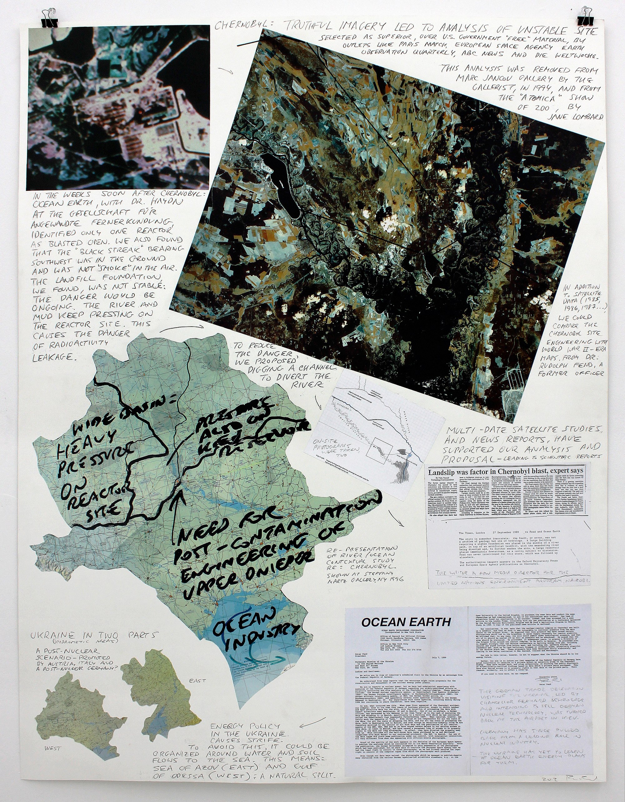 Peter Fend, Über die Grenze: May Not Be Seen Or Read Or Done at Maxwell Graham, photo 13