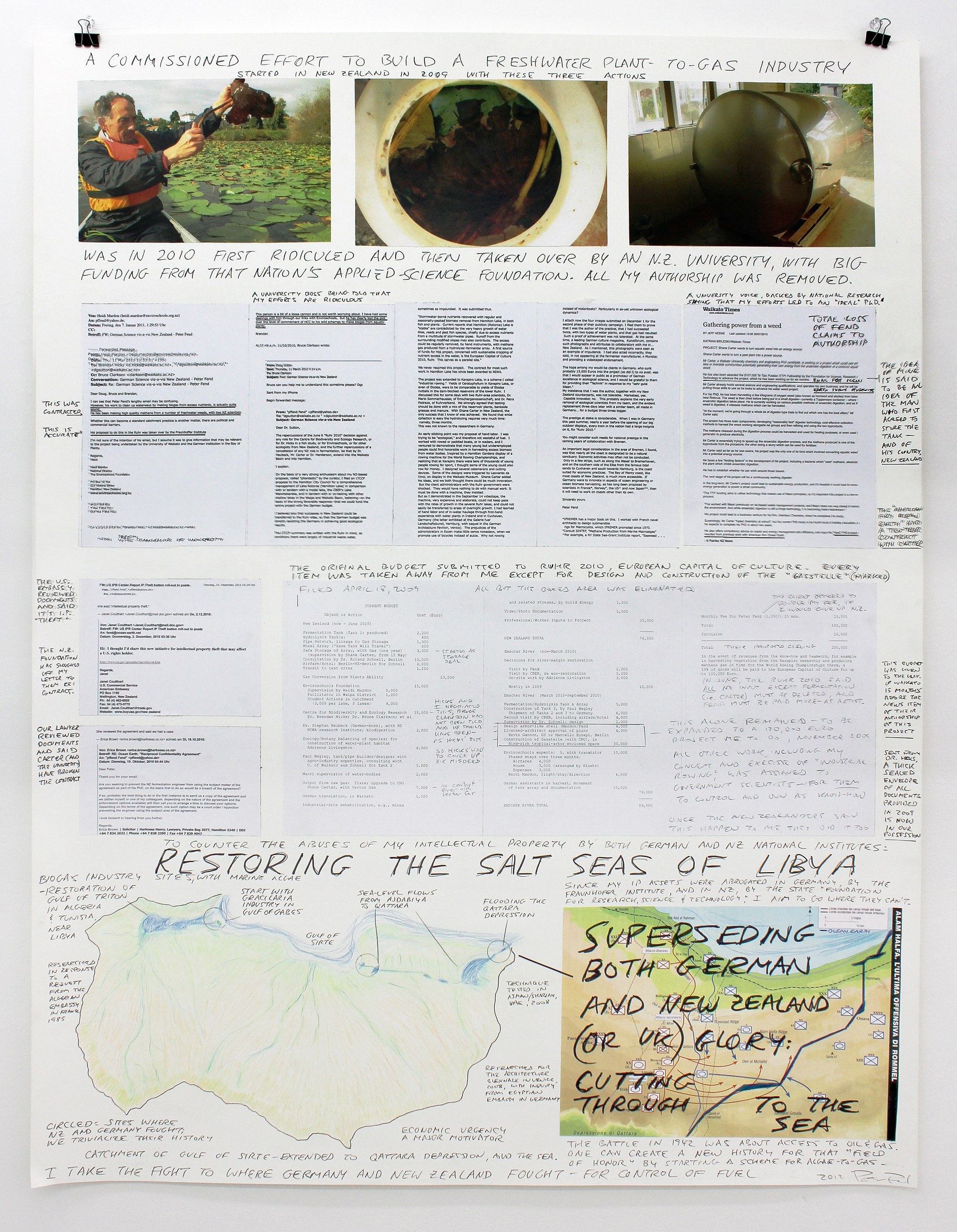 Peter Fend, Über die Grenze: May Not Be Seen Or Read Or Done at Maxwell Graham, photo 16