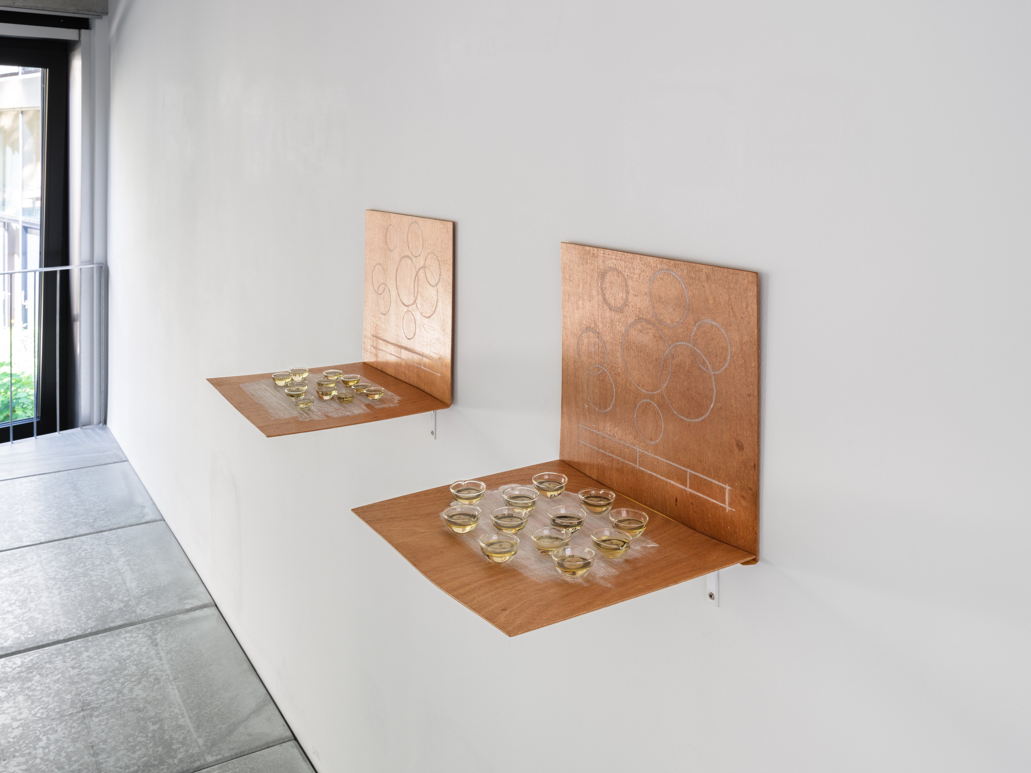 Edita Schubert, Self-Portrait Behind a Perforated Canvas at Galerie Molitor, photo 7